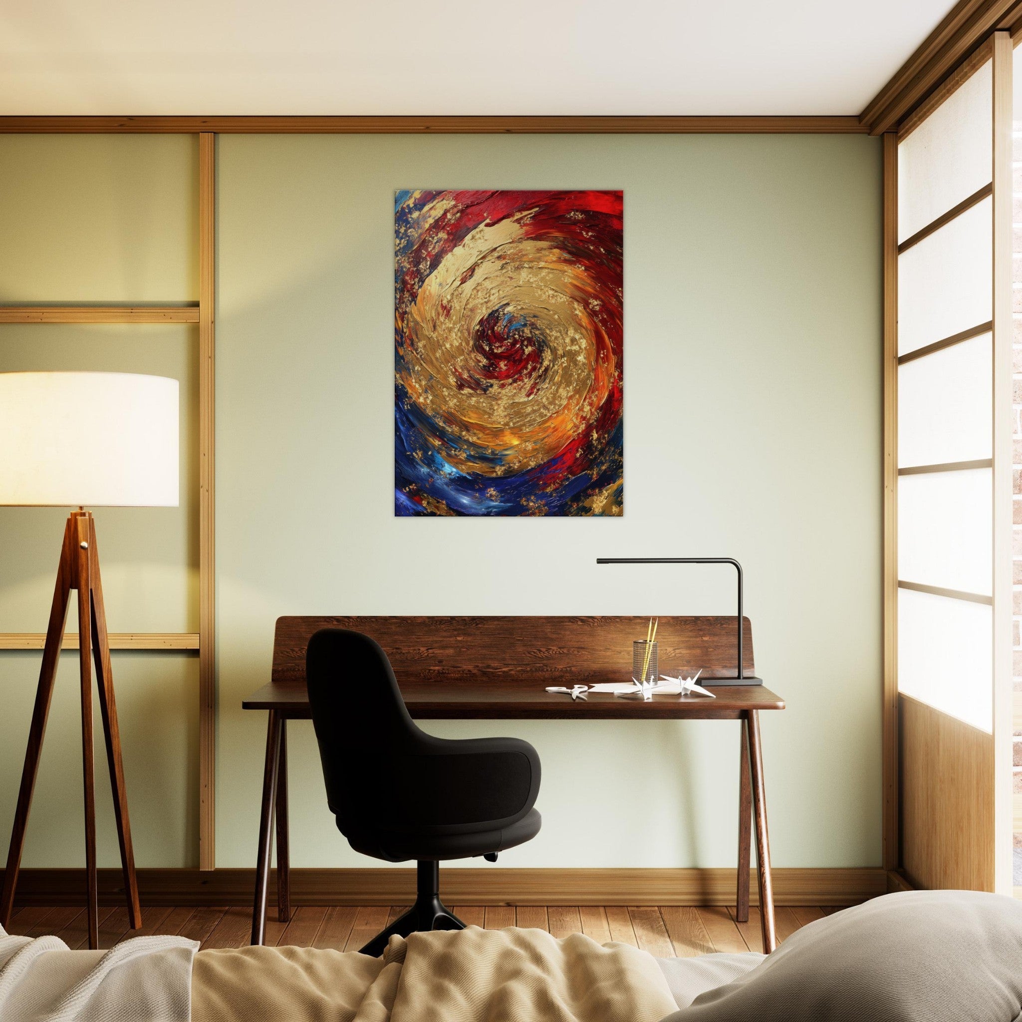 Canvas Portrait - Vortex of Emotions A swirling fusion of vagrant 2 - Shop Ai Art WebShop - Digital Art online Store