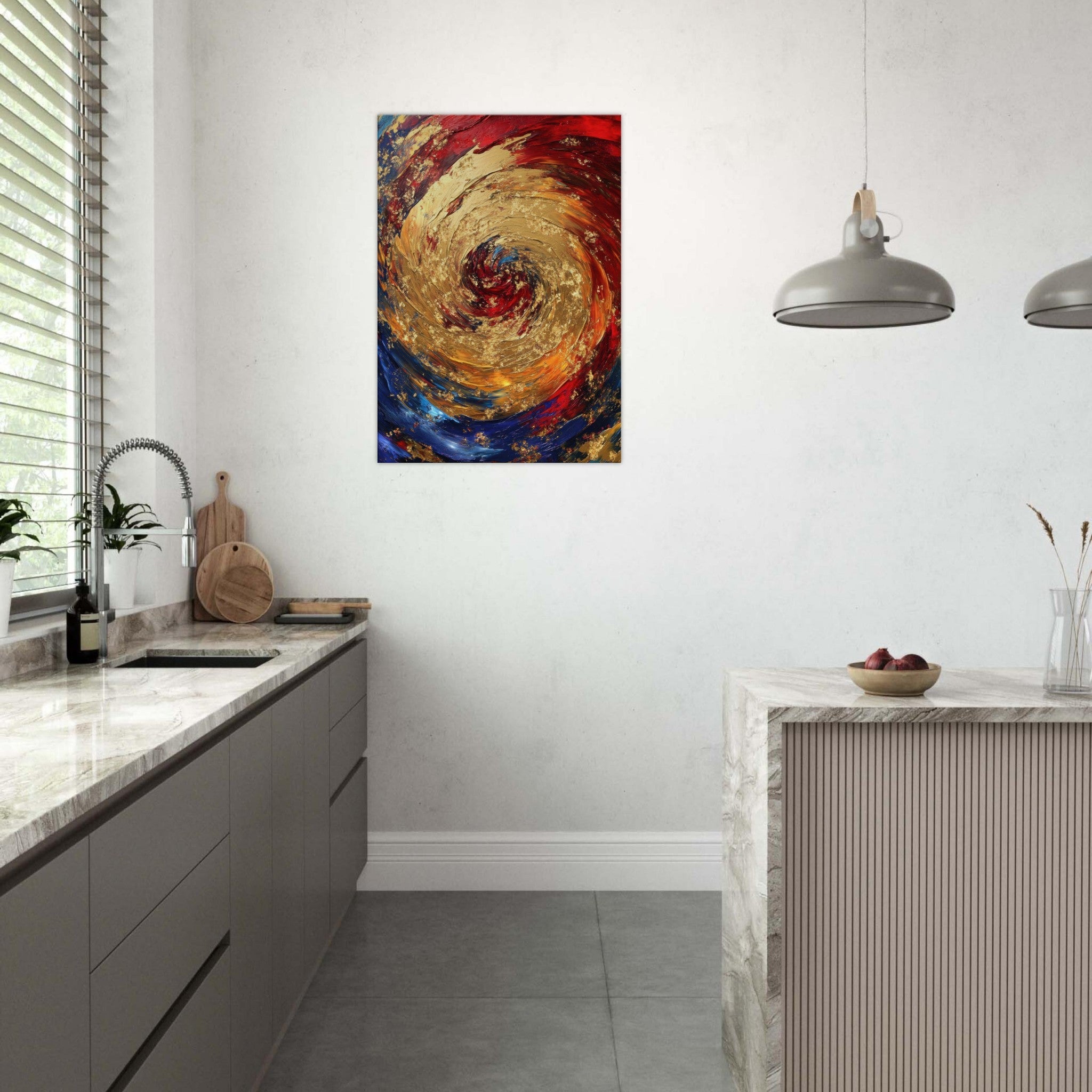 Canvas Portrait - Vortex of Emotions A swirling fusion of vagrant 2 - Shop Ai Art WebShop - Digital Art online Store