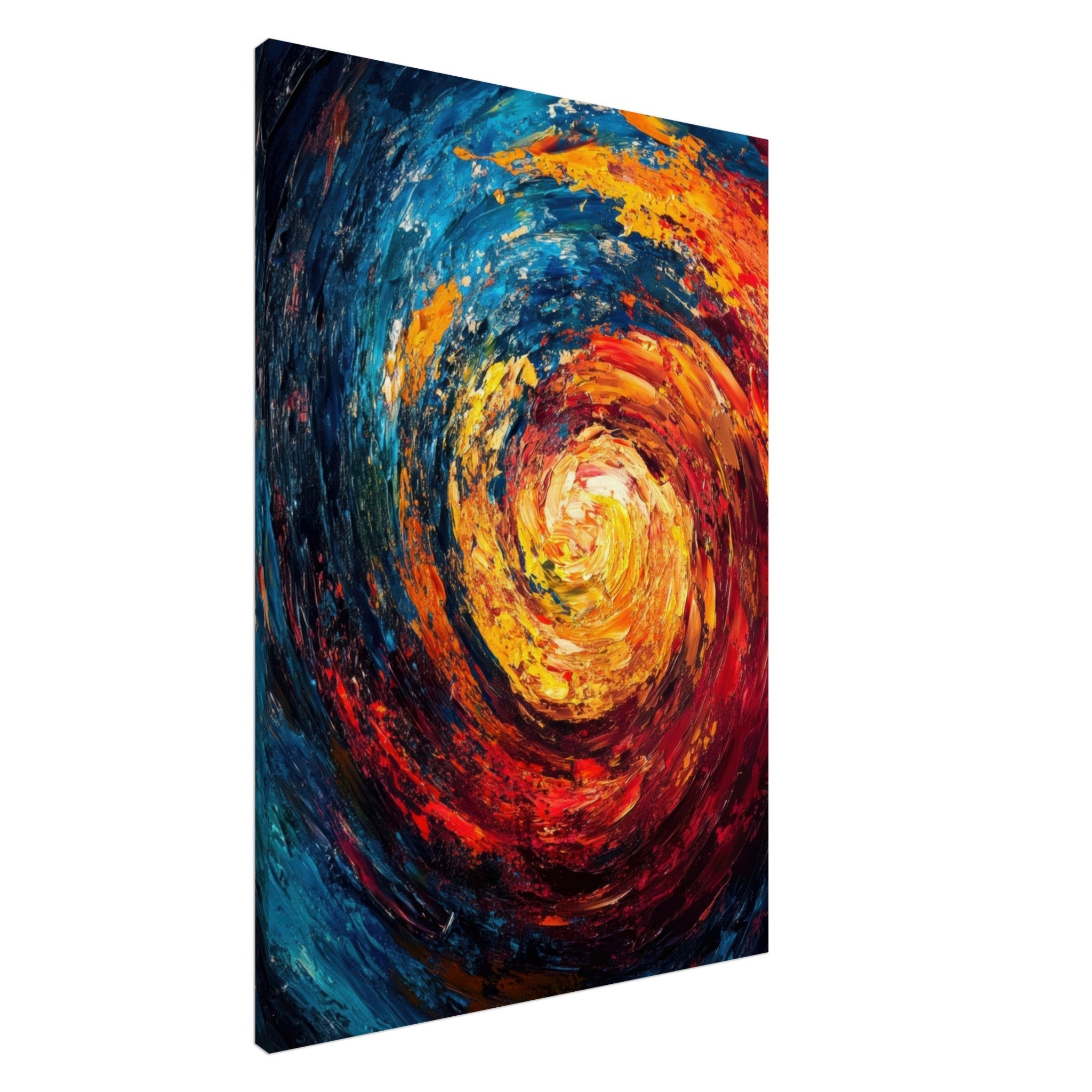 Canvas Portrait - Vortex of Emotions A swirling fusion of vagrant - Shop Ai Art WebShop - Digital Art online Store