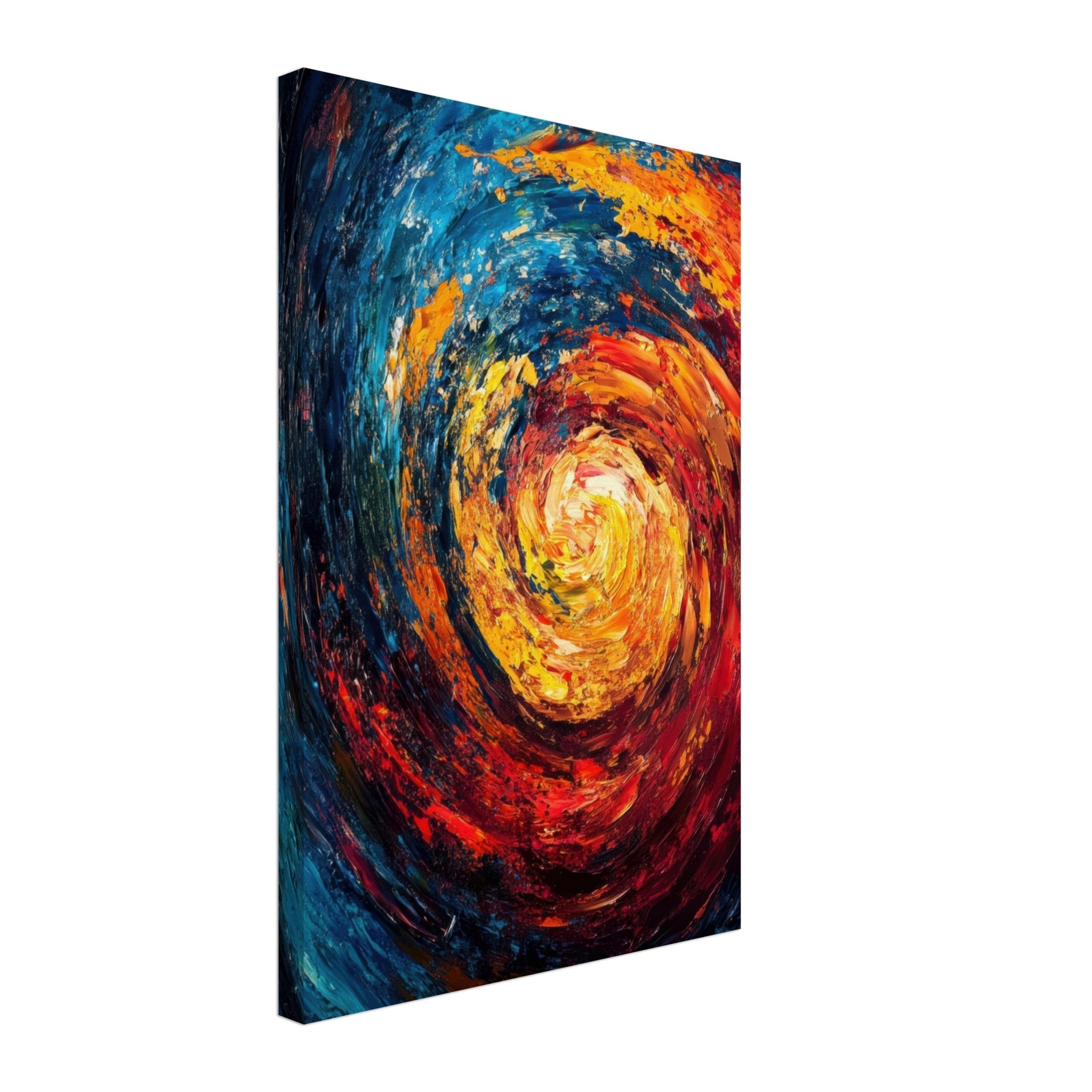 Canvas Portrait - Vortex of Emotions A swirling fusion of vagrant - Shop Ai Art WebShop - Digital Art online Store