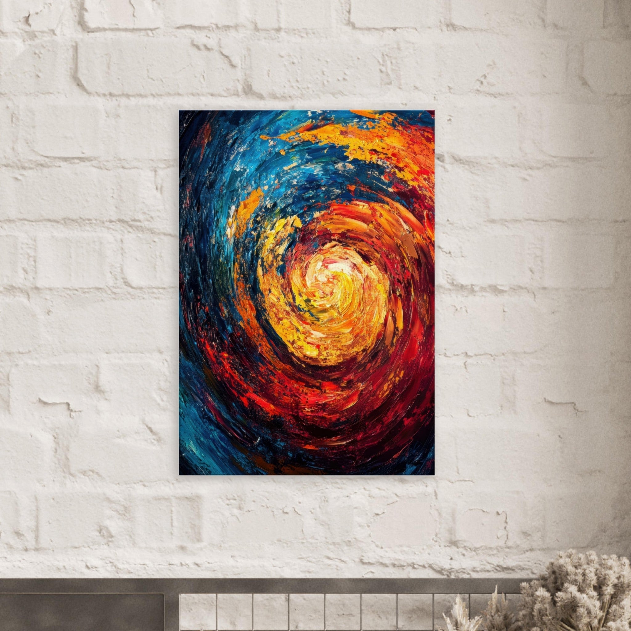 Canvas Portrait - Vortex of Emotions A swirling fusion of vagrant - Shop Ai Art WebShop - Digital Art online Store