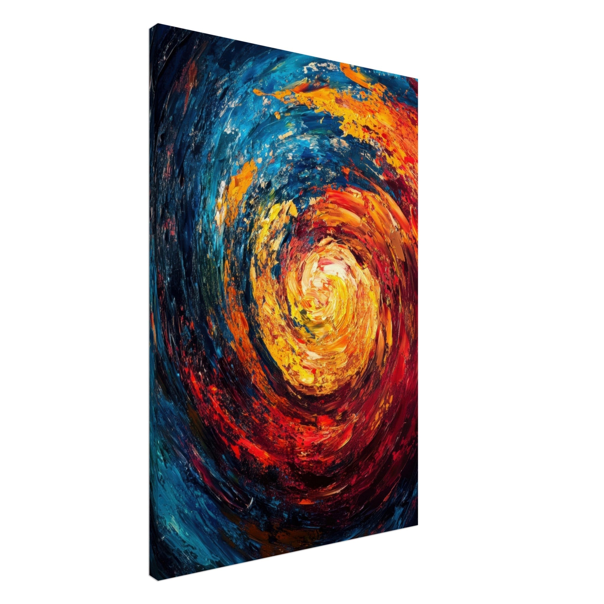 Canvas Portrait - Vortex of Emotions A swirling fusion of vagrant - Shop Ai Art WebShop - Digital Art online Store