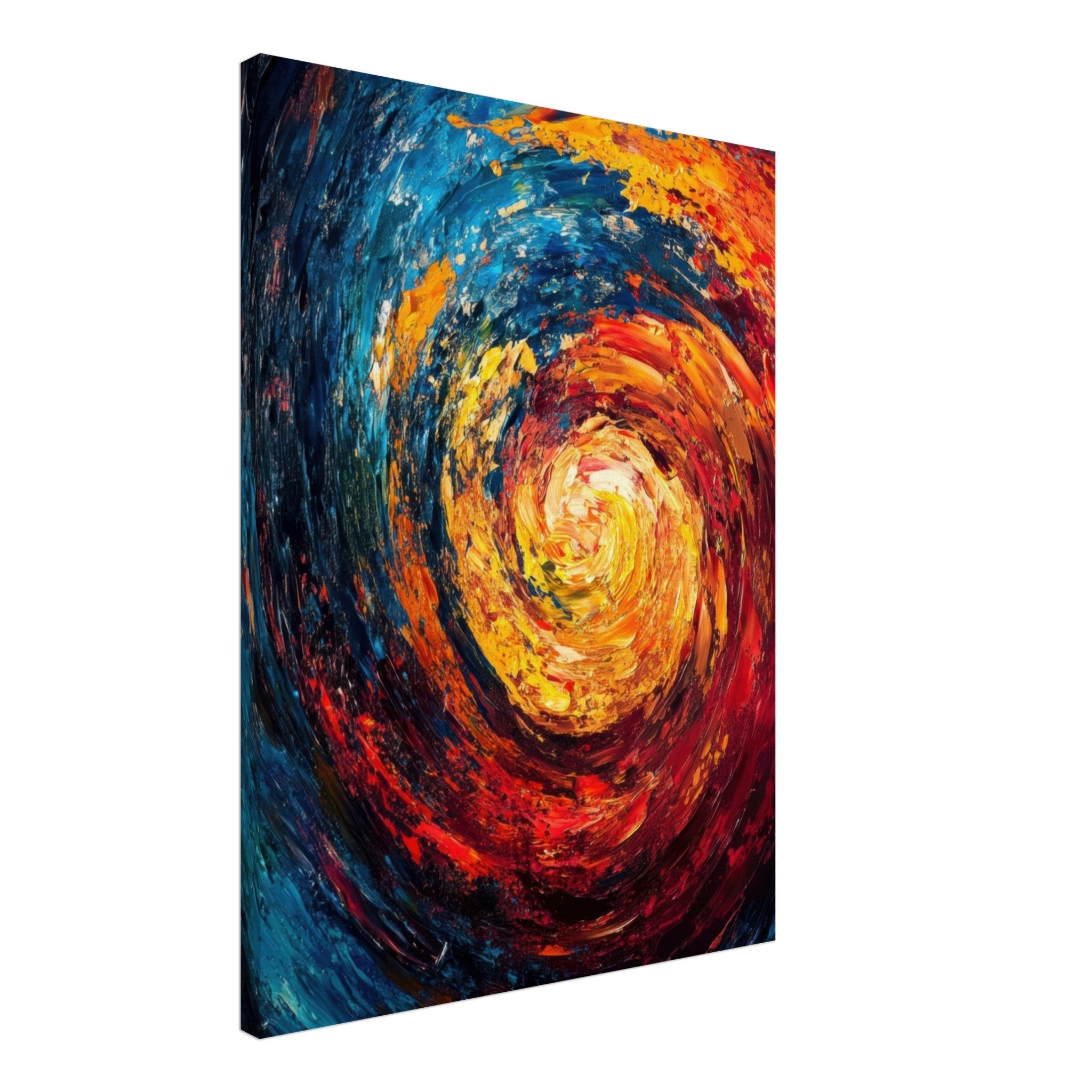 Canvas Portrait - Vortex of Emotions A swirling fusion of vagrant - Shop Ai Art WebShop - Digital Art online Store