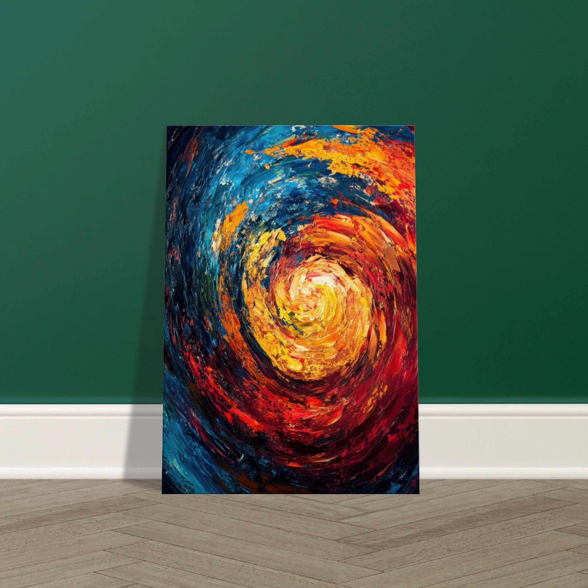 Canvas Portrait - Vortex of Emotions A swirling fusion of vagrant - Shop Ai Art WebShop - Digital Art online Store