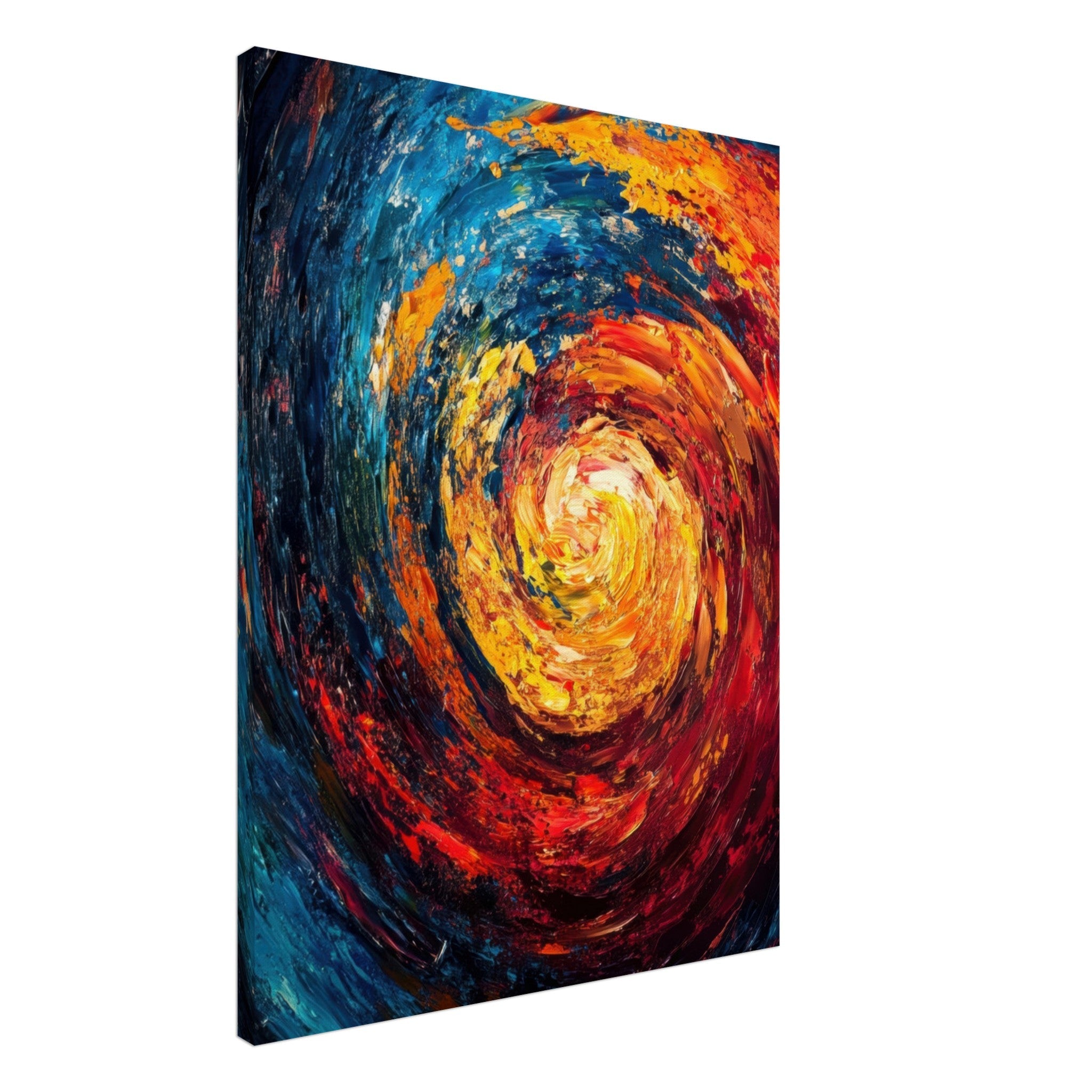 Canvas Portrait - Vortex of Emotions A swirling fusion of vagrant - Shop Ai Art WebShop - Digital Art online Store
