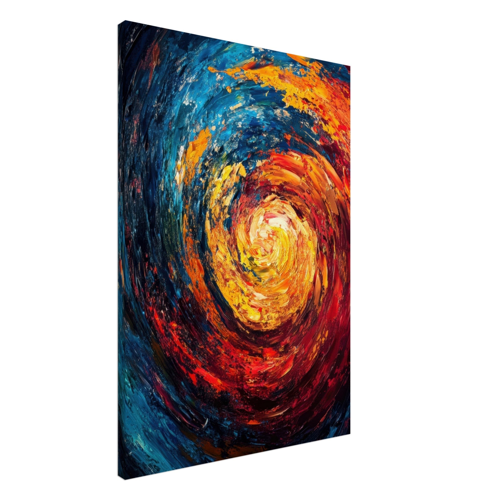 Canvas Portrait - Vortex of Emotions A swirling fusion of vagrant - Shop Ai Art WebShop - Digital Art online Store