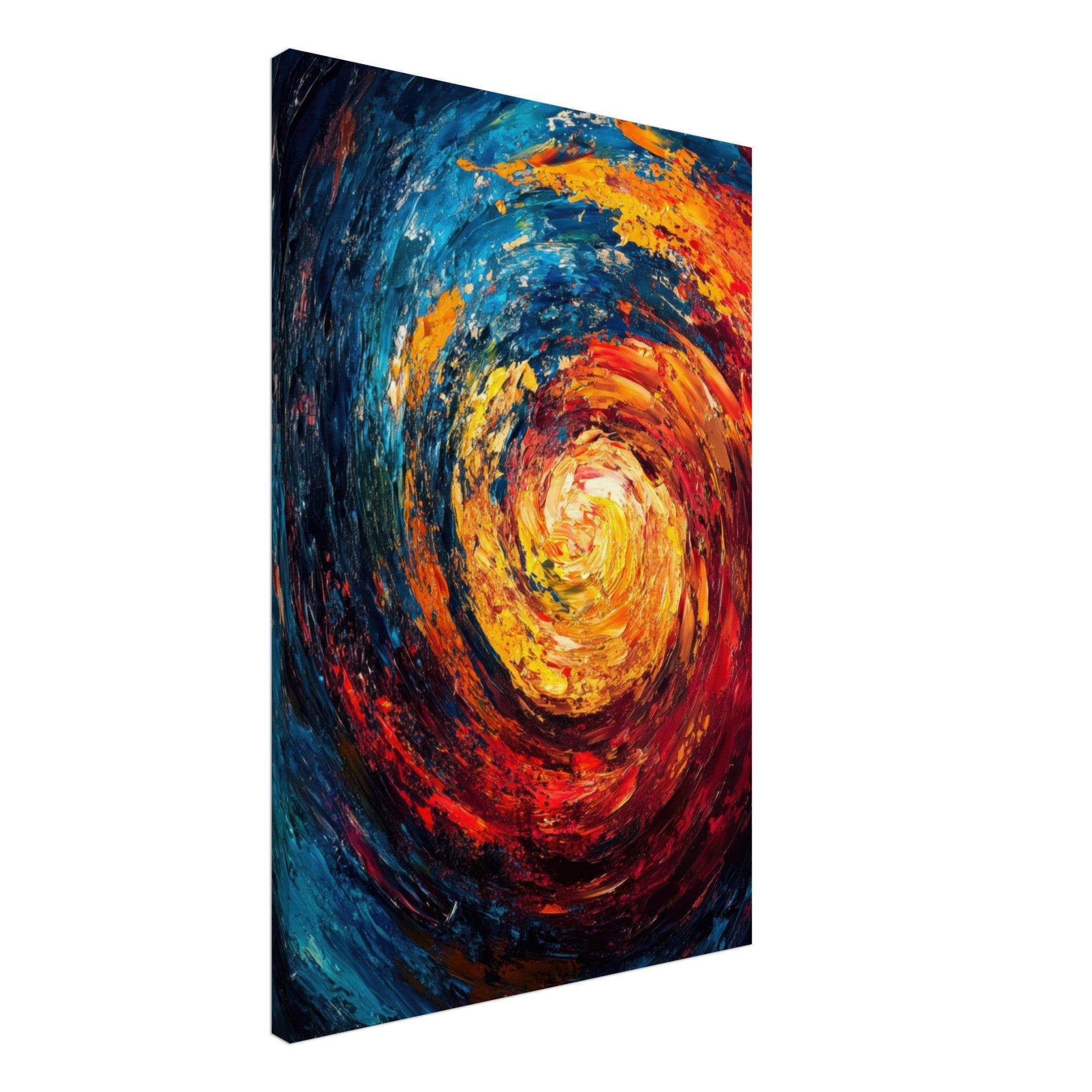 Canvas Portrait - Vortex of Emotions A swirling fusion of vagrant - Shop Ai Art WebShop - Digital Art online Store