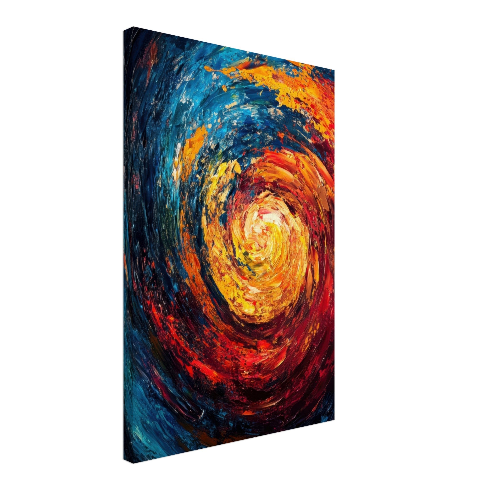 Canvas Portrait - Vortex of Emotions A swirling fusion of vagrant - Shop Ai Art WebShop - Digital Art online Store