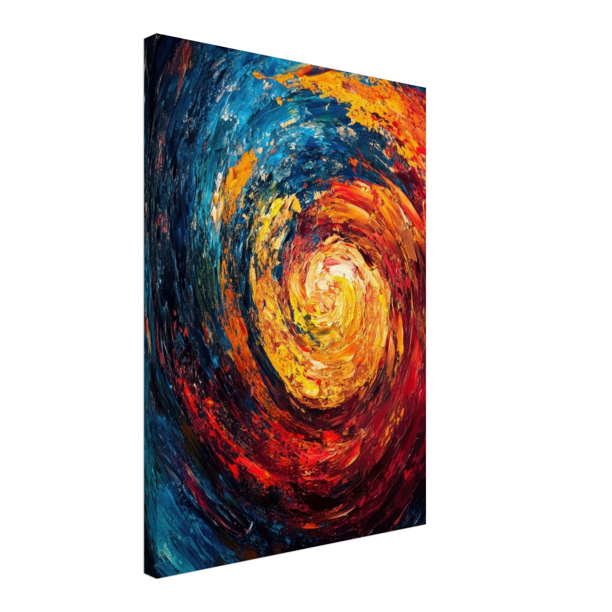 Canvas Portrait - Vortex of Emotions A swirling fusion of vagrant - Shop Ai Art WebShop - Digital Art online Store