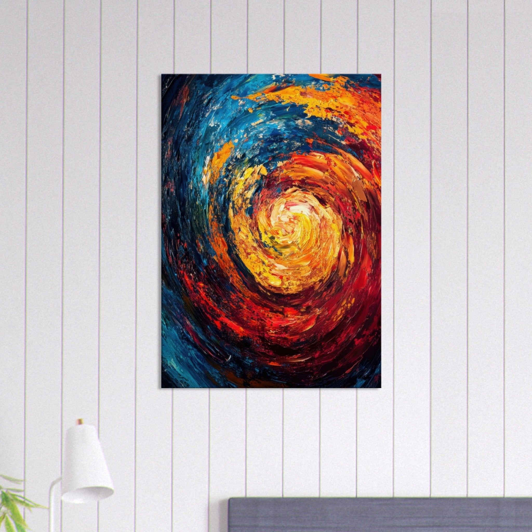 Canvas Portrait - Vortex of Emotions A swirling fusion of vagrant - Shop Ai Art WebShop - Digital Art online Store
