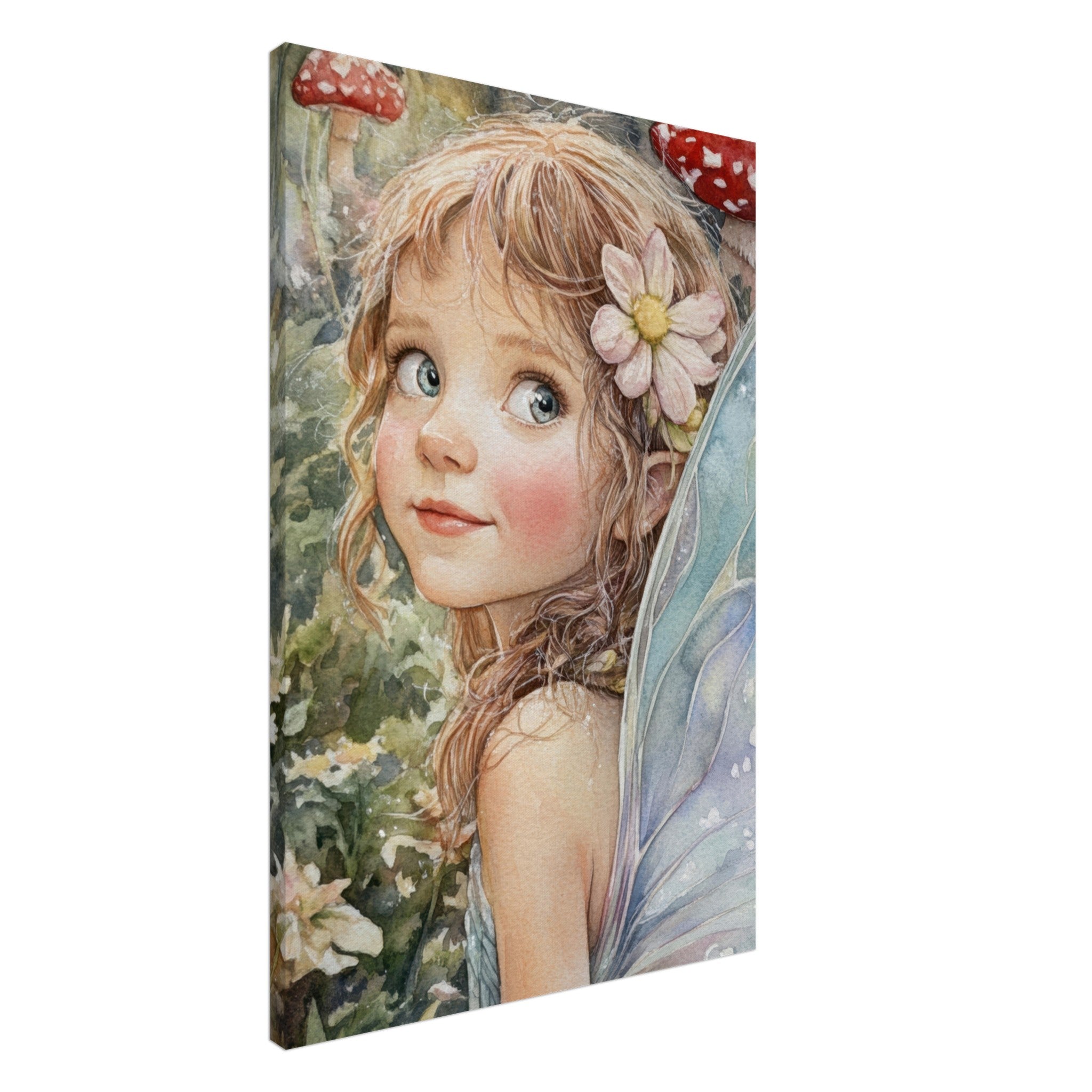 Canvas Portrait - Watercolor Faerie Glade Watercolor Over - the - Thou 3 - Shop Ai Art WebShop - Digital Art online Store