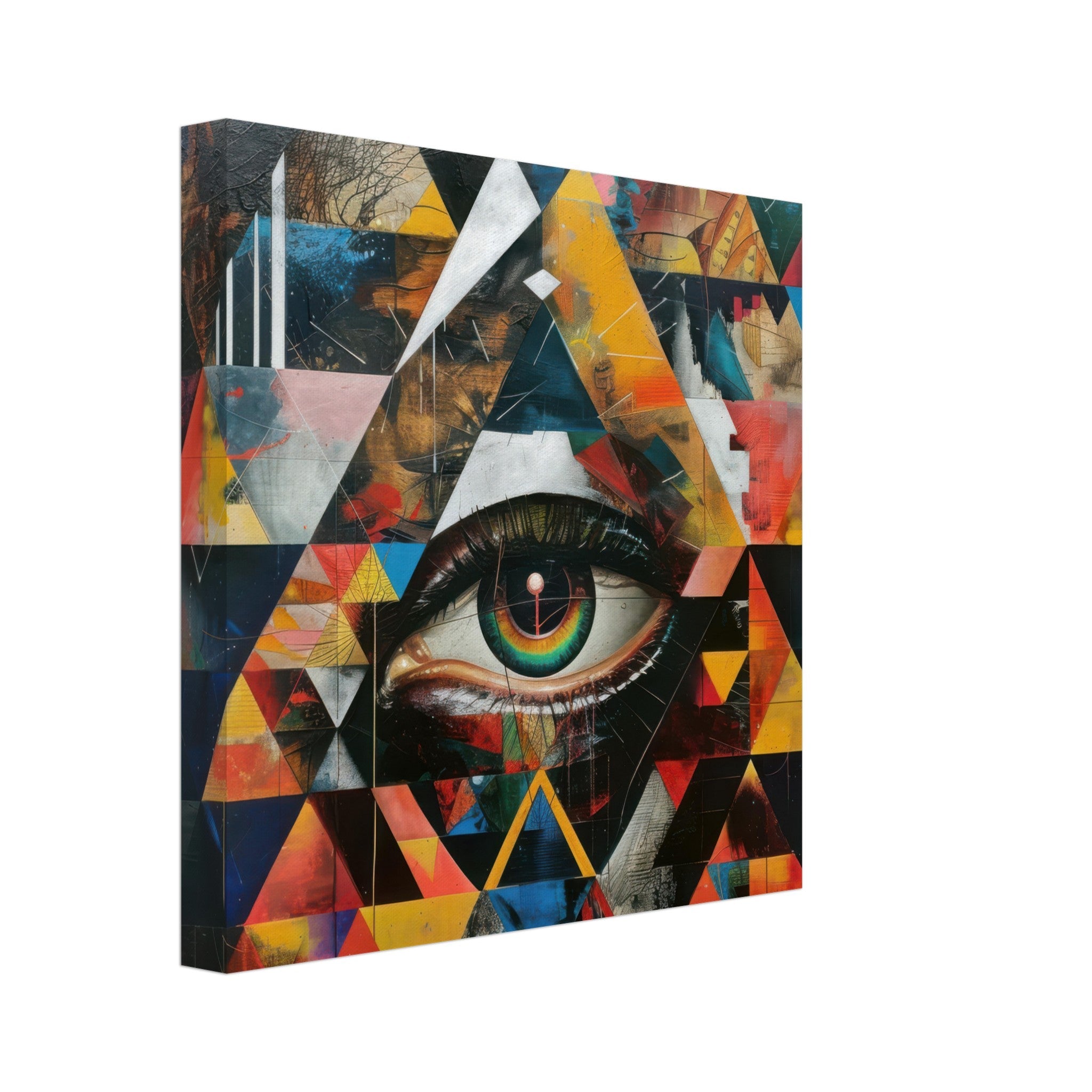 Canvas Square - Eye of horus abstract style 6 - Shop Ai Art WebShop - Digital Art online Store