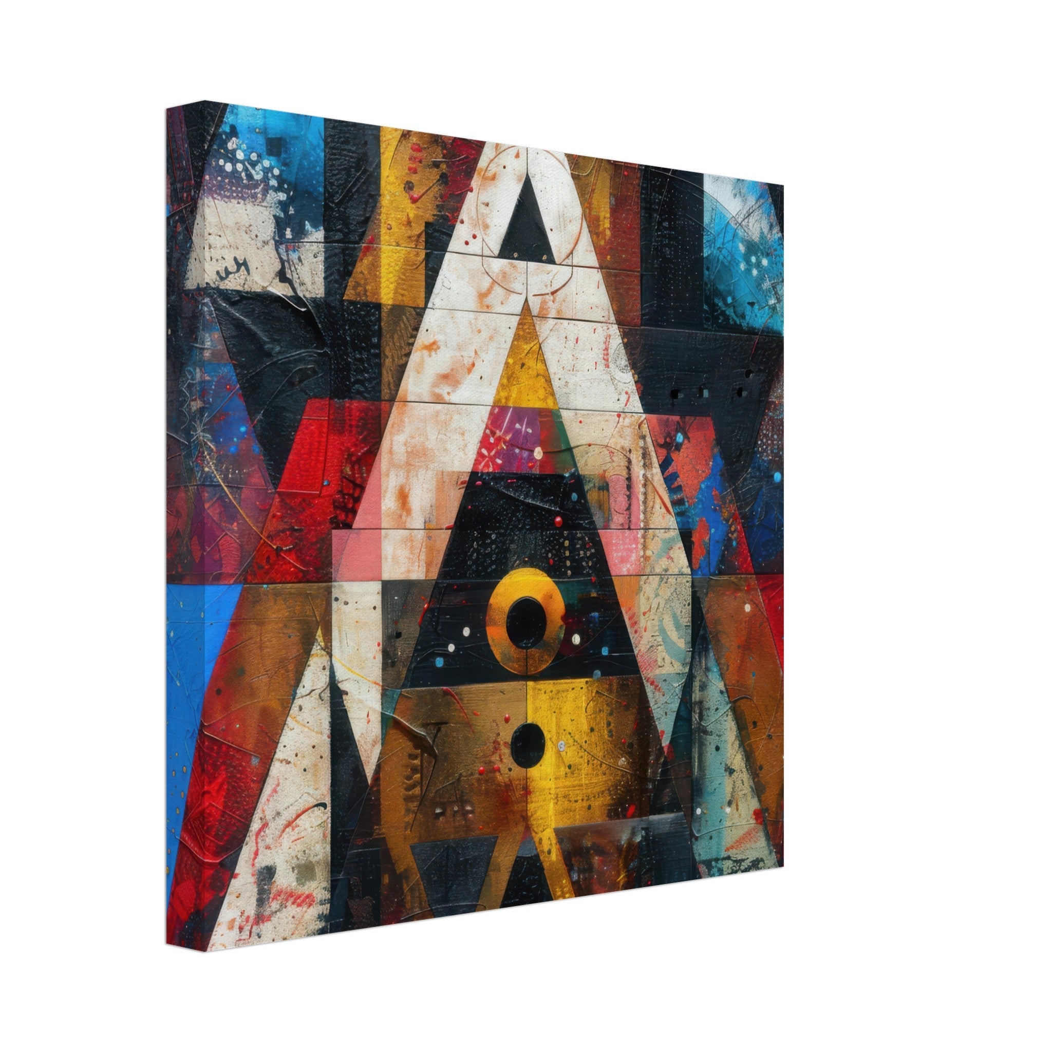 Canvas Square - Free your mind abstract style 2 - Shop Ai Art WebShop - Digital Art online Store