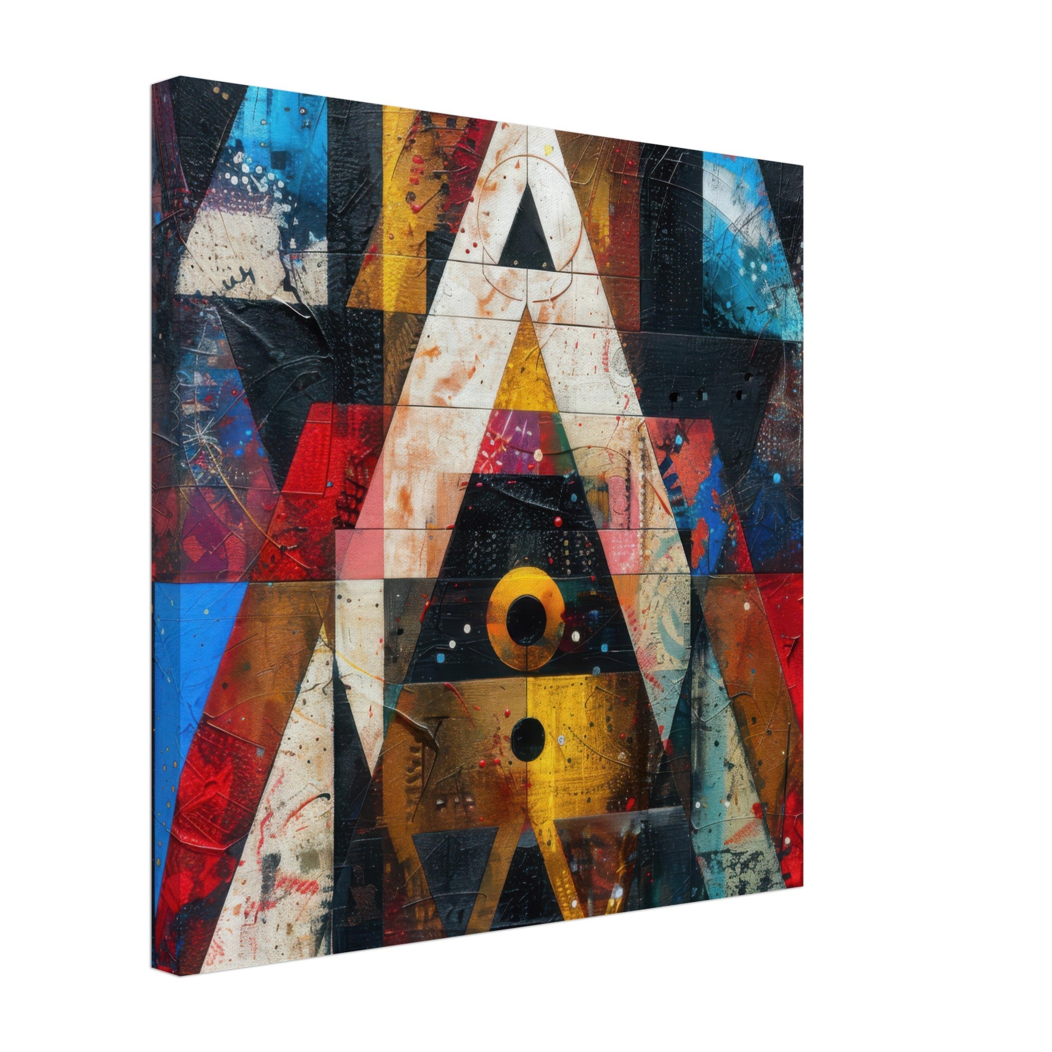 Canvas Square - Free your mind abstract style 2 - Shop Ai Art WebShop - Digital Art online Store