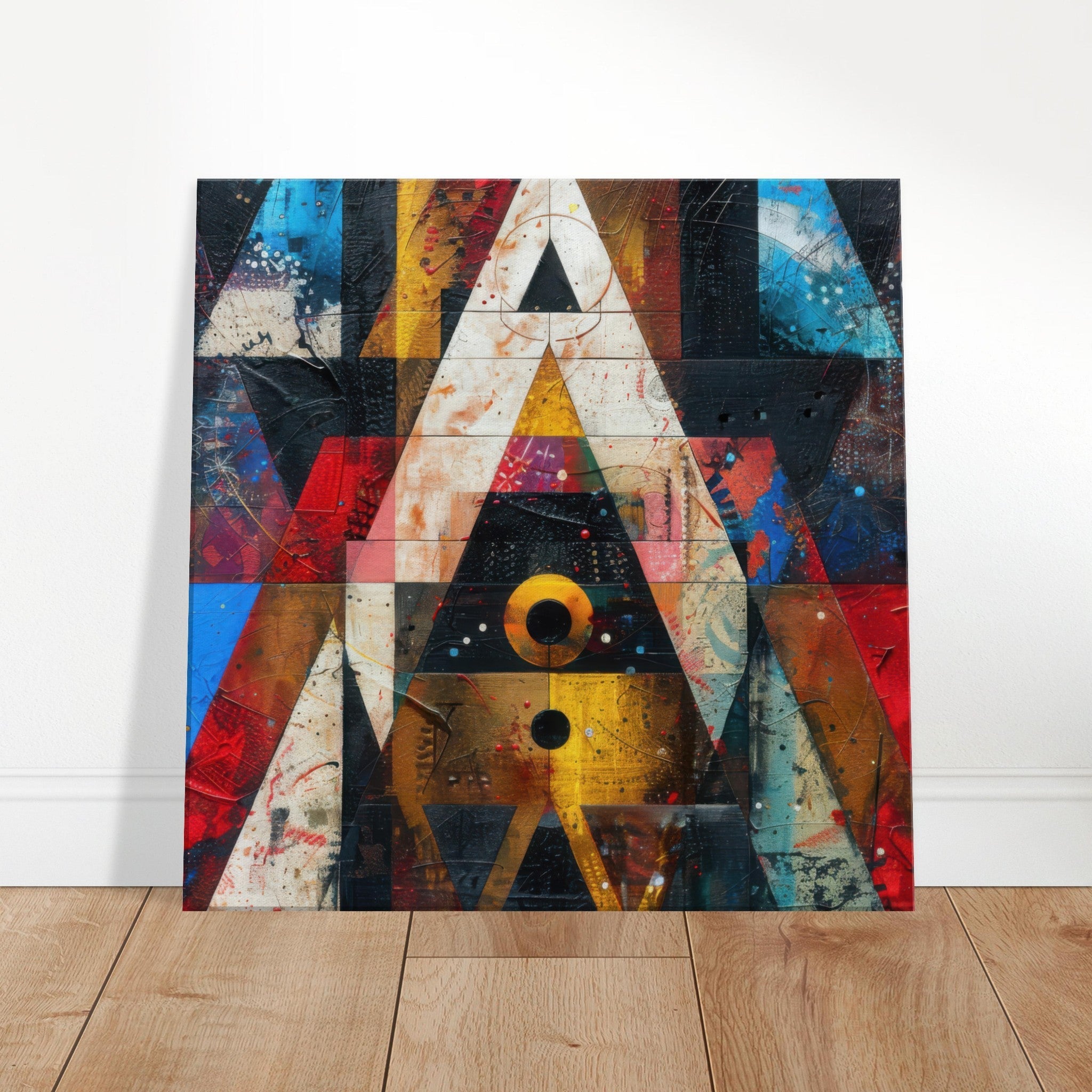 Canvas Square - Free your mind abstract style 2 - Shop Ai Art WebShop - Digital Art online Store