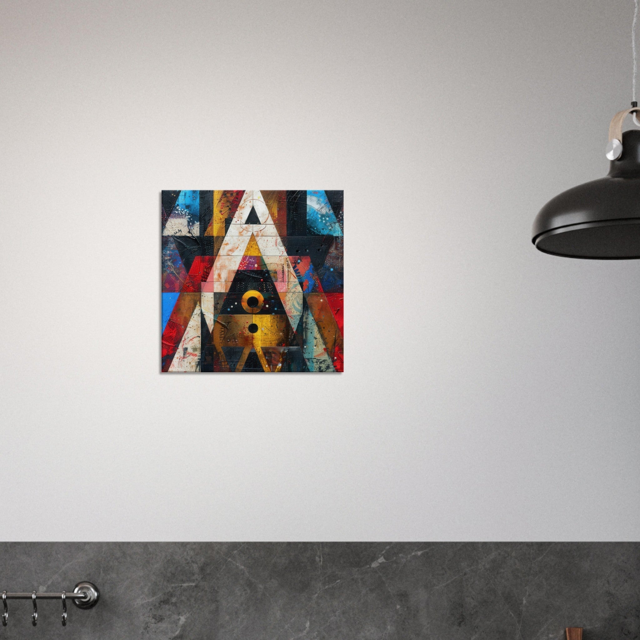 Canvas Square - Free your mind abstract style 2 - Shop Ai Art WebShop - Digital Art online Store