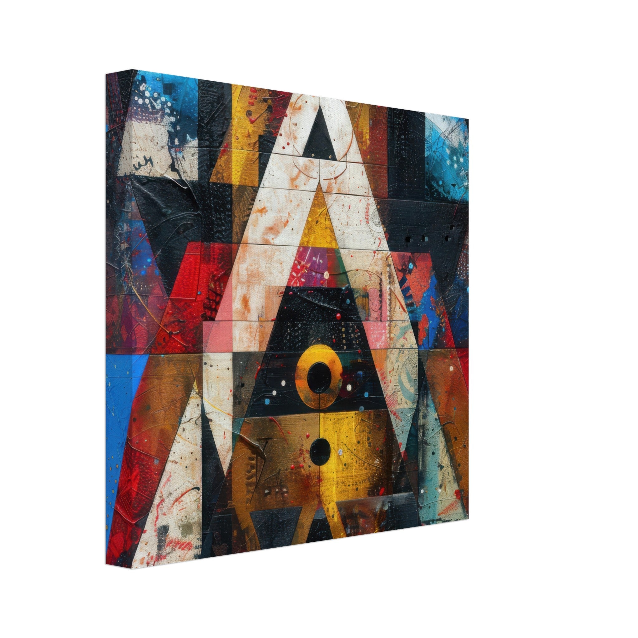 Canvas Square - Free your mind abstract style 2 - Shop Ai Art WebShop - Digital Art online Store