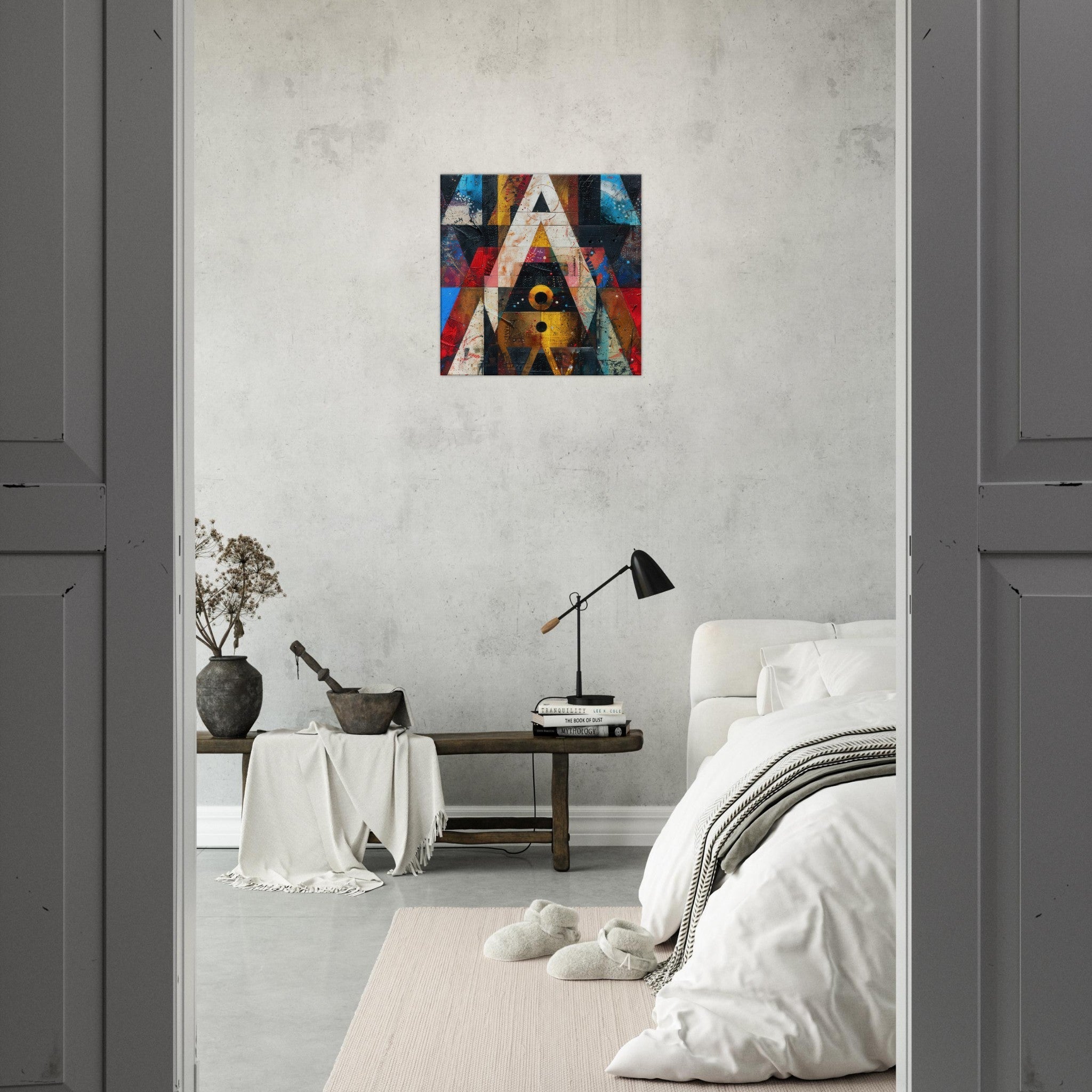 Canvas Square - Free your mind abstract style 2 - Shop Ai Art WebShop - Digital Art online Store