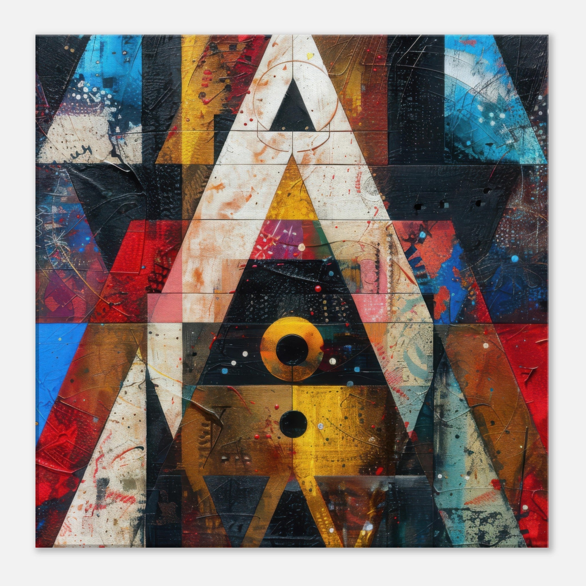 Canvas Square - Free your mind abstract style 2 - Shop Ai Art WebShop - Digital Art online Store