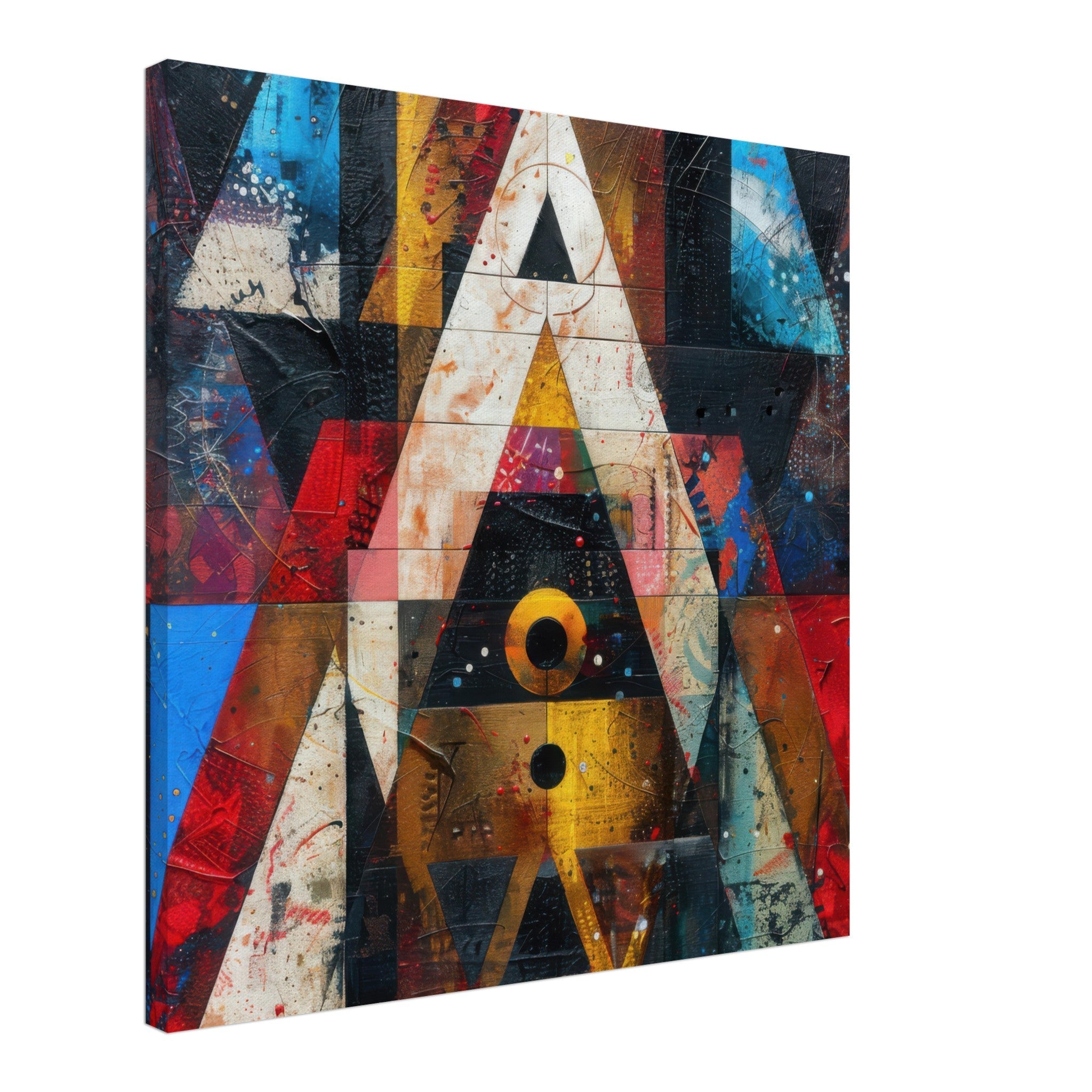 Canvas Square - Free your mind abstract style 2 - Shop Ai Art WebShop - Digital Art online Store