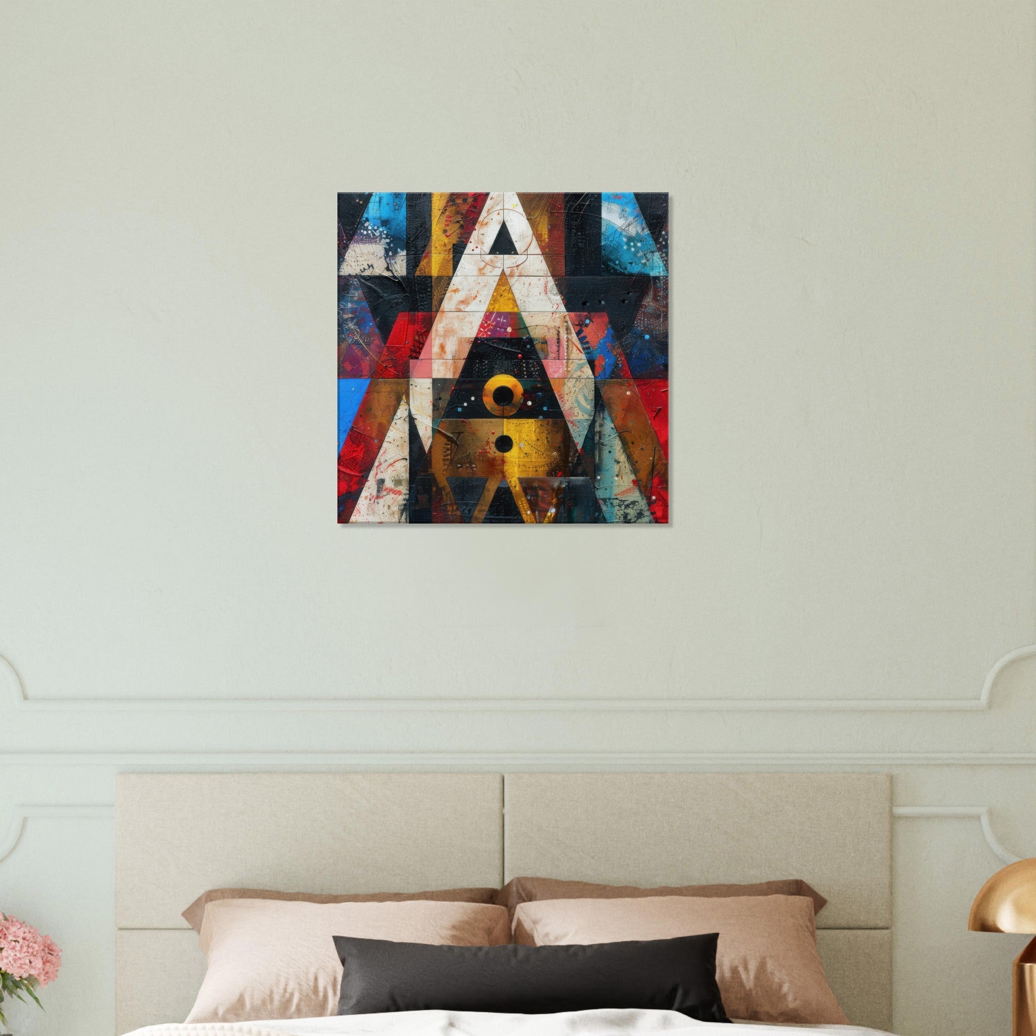 Canvas Square - Free your mind abstract style 2 - Shop Ai Art WebShop - Digital Art online Store
