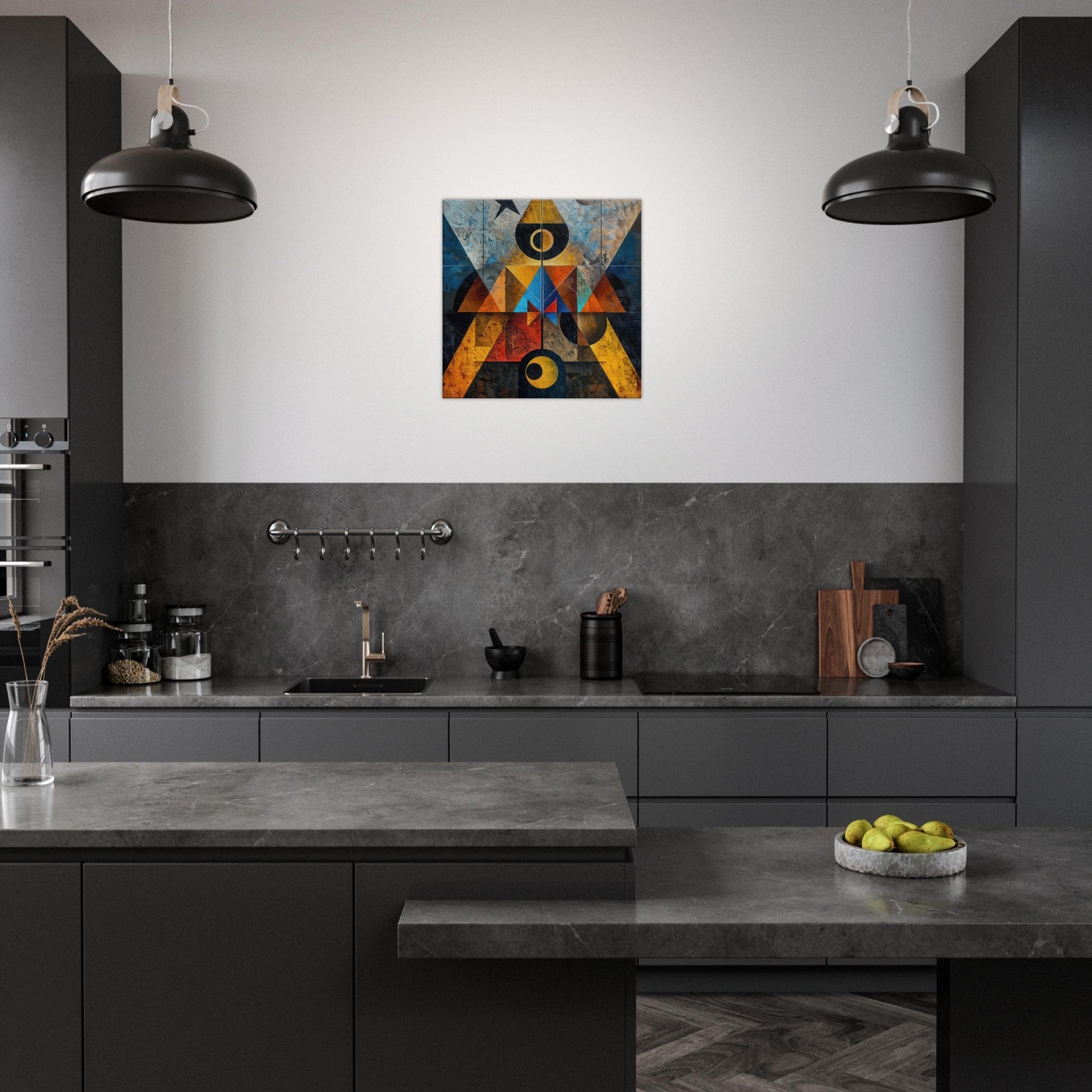 Canvas Square - Free your mind abstract style - Shop Ai Art WebShop - Digital Art online Store