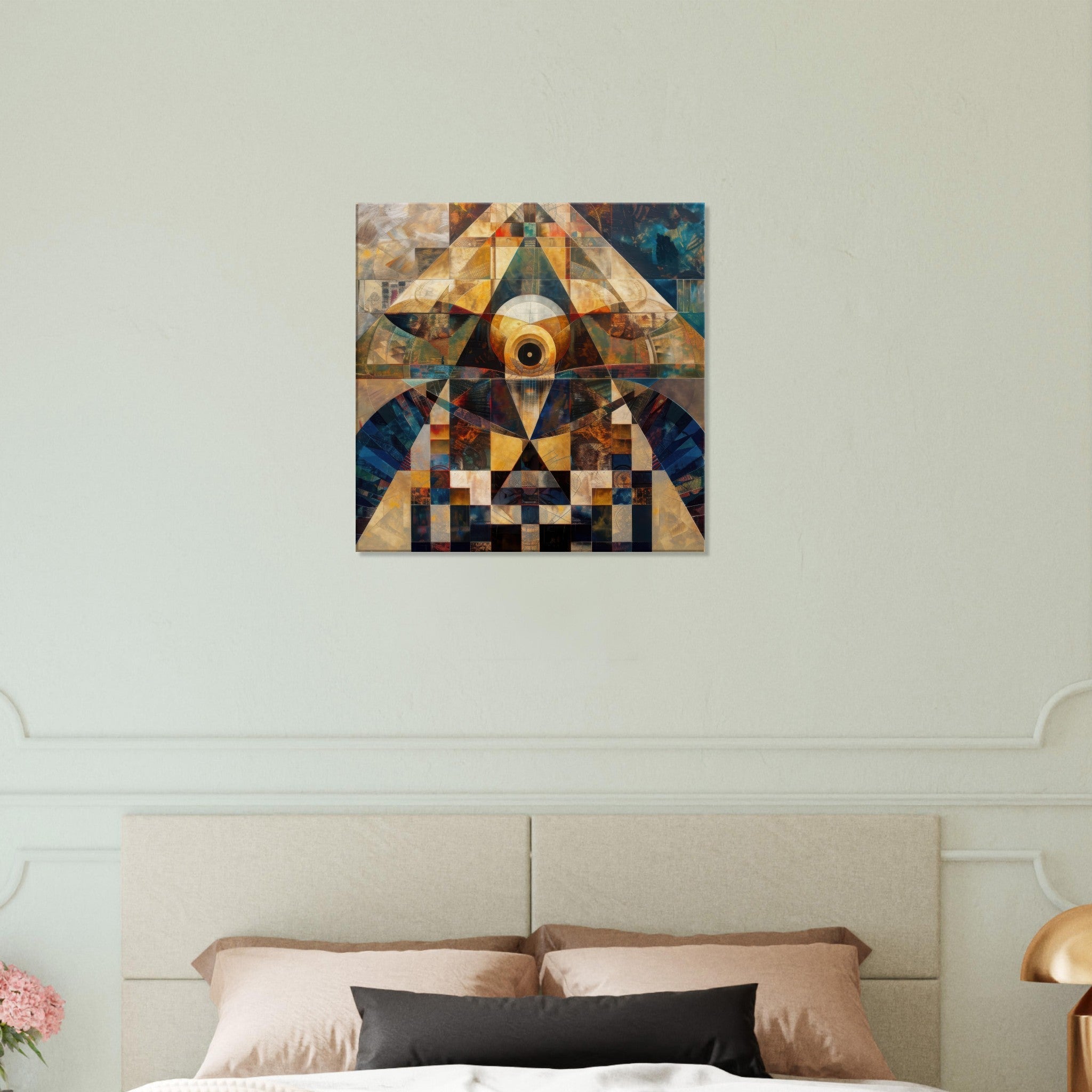 Canvas Square - Free your mind abstract style 4 - Shop Ai Art WebShop - Digital Art online Store