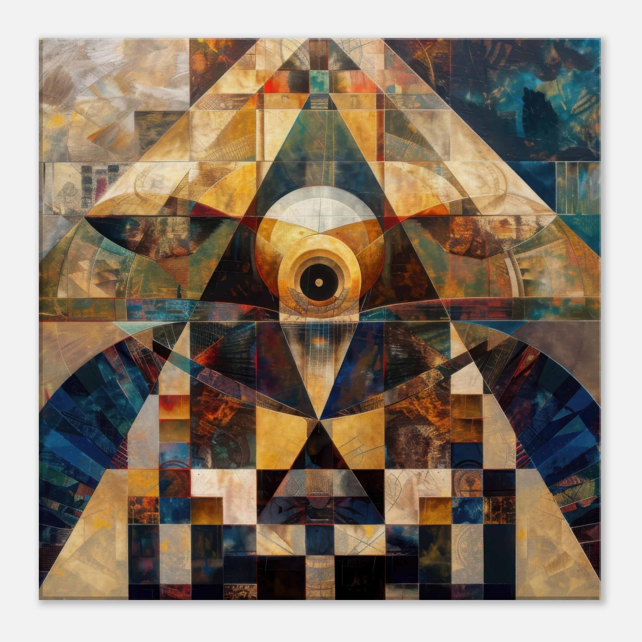Canvas Square - Free your mind abstract style 4 - Shop Ai Art WebShop - Digital Art online Store