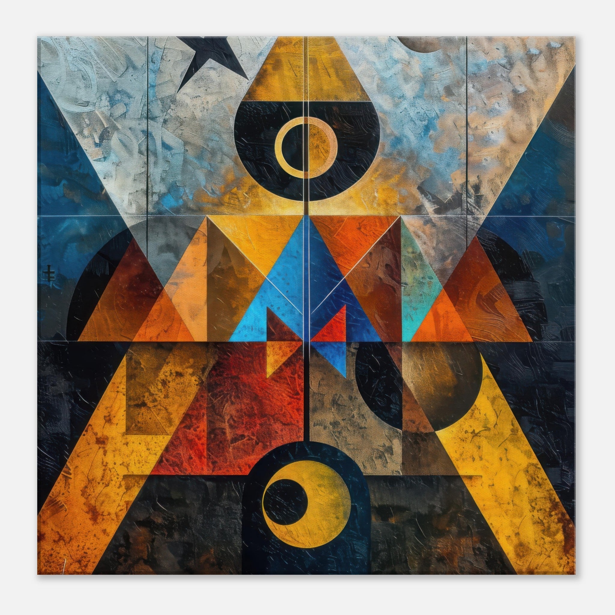 Canvas Square - Free your mind abstract style - Shop Ai Art WebShop - Digital Art online Store