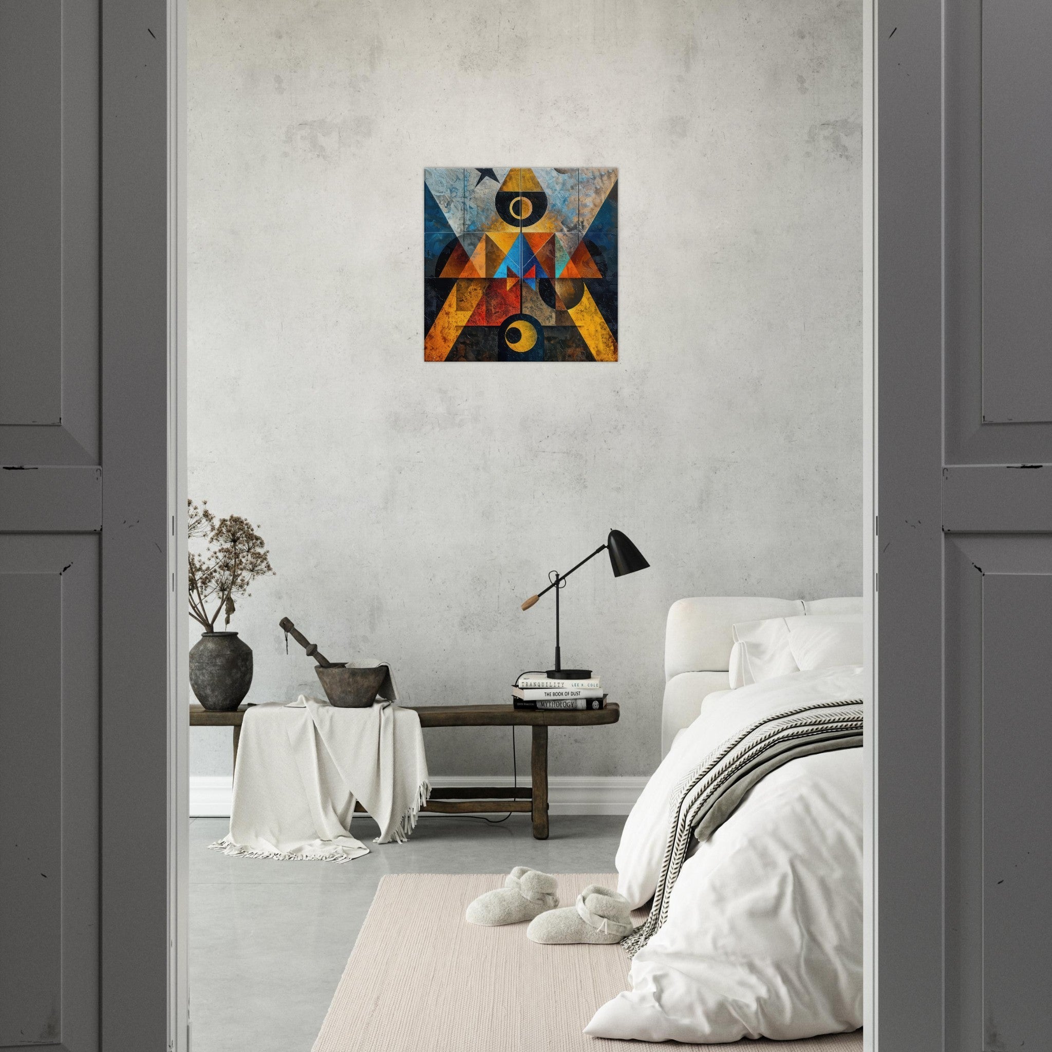 Canvas Square - Free your mind abstract style - Shop Ai Art WebShop - Digital Art online Store