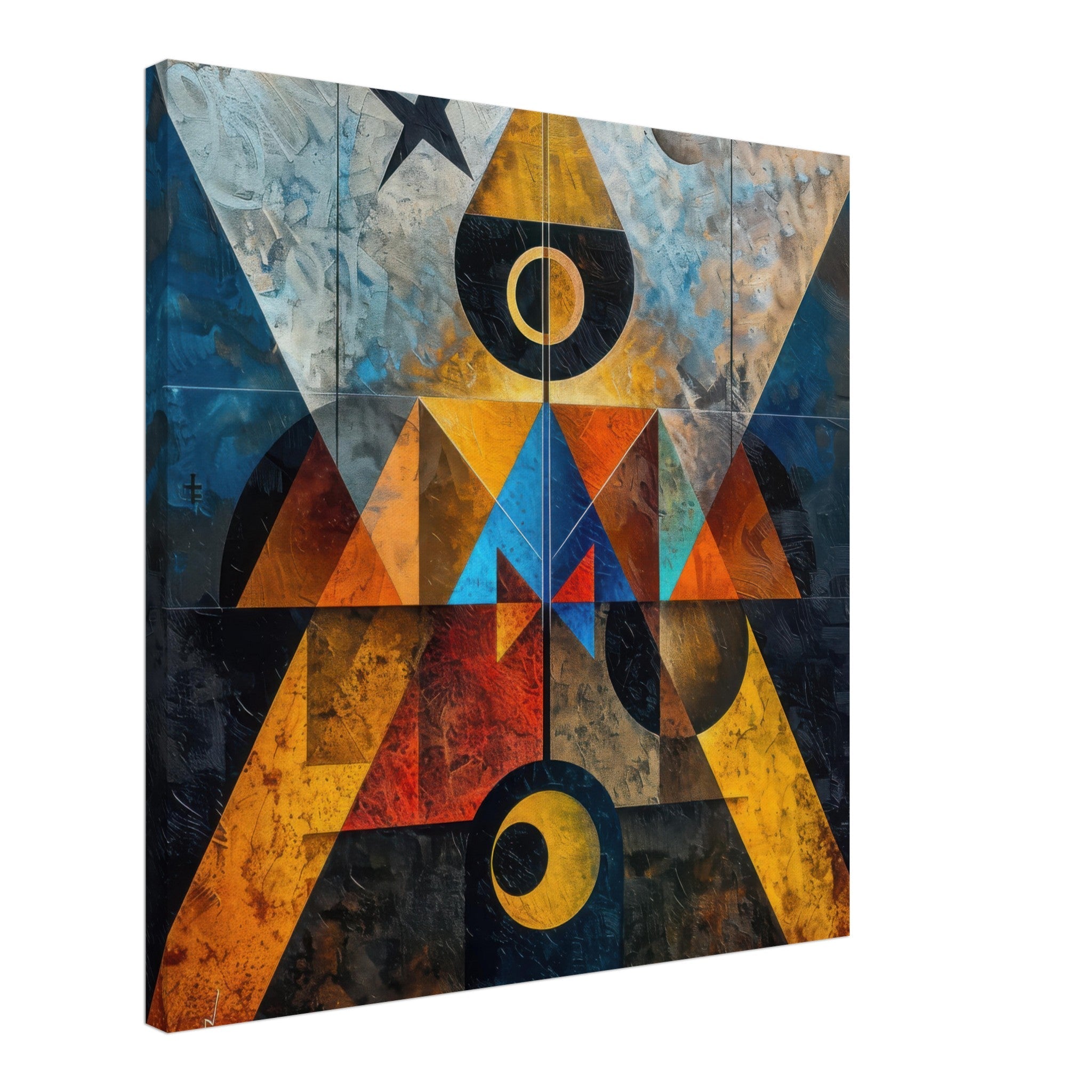 Canvas Square - Free your mind abstract style - Shop Ai Art WebShop - Digital Art online Store