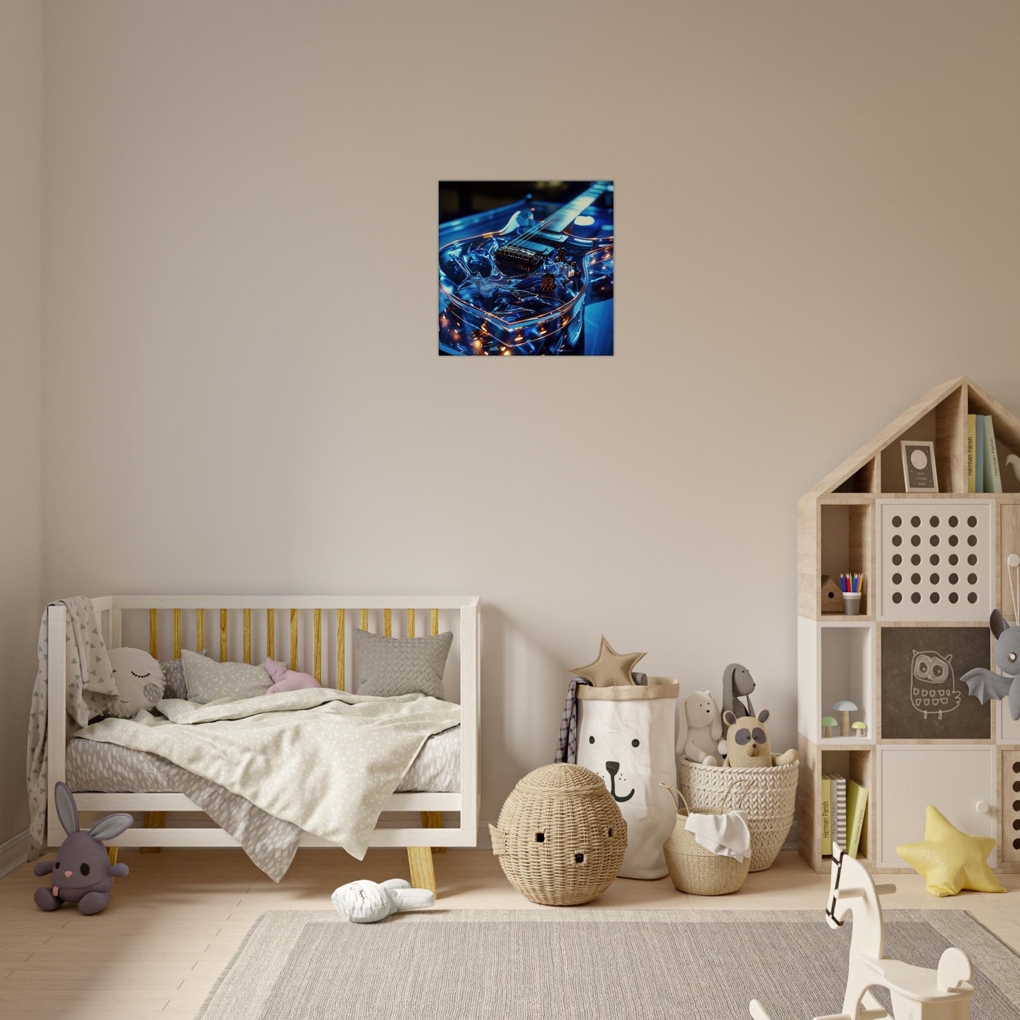 Canvas Square - Music Art 6 - Shop Ai Art WebShop - Digital Art online Store