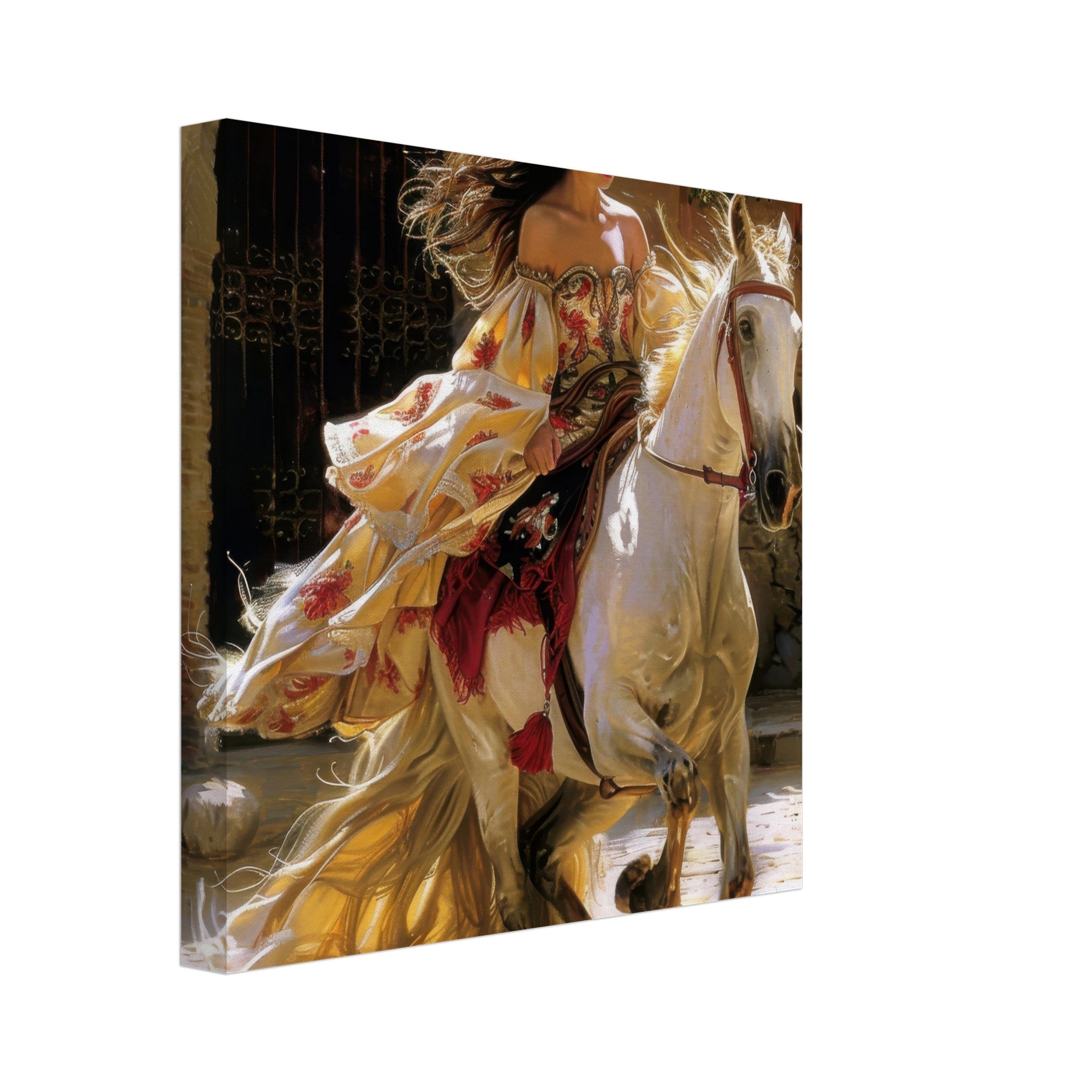 Canvas Square - Romanticism art style culture of Spain 1 - Shop Ai Art WebShop - Digital Art online Store