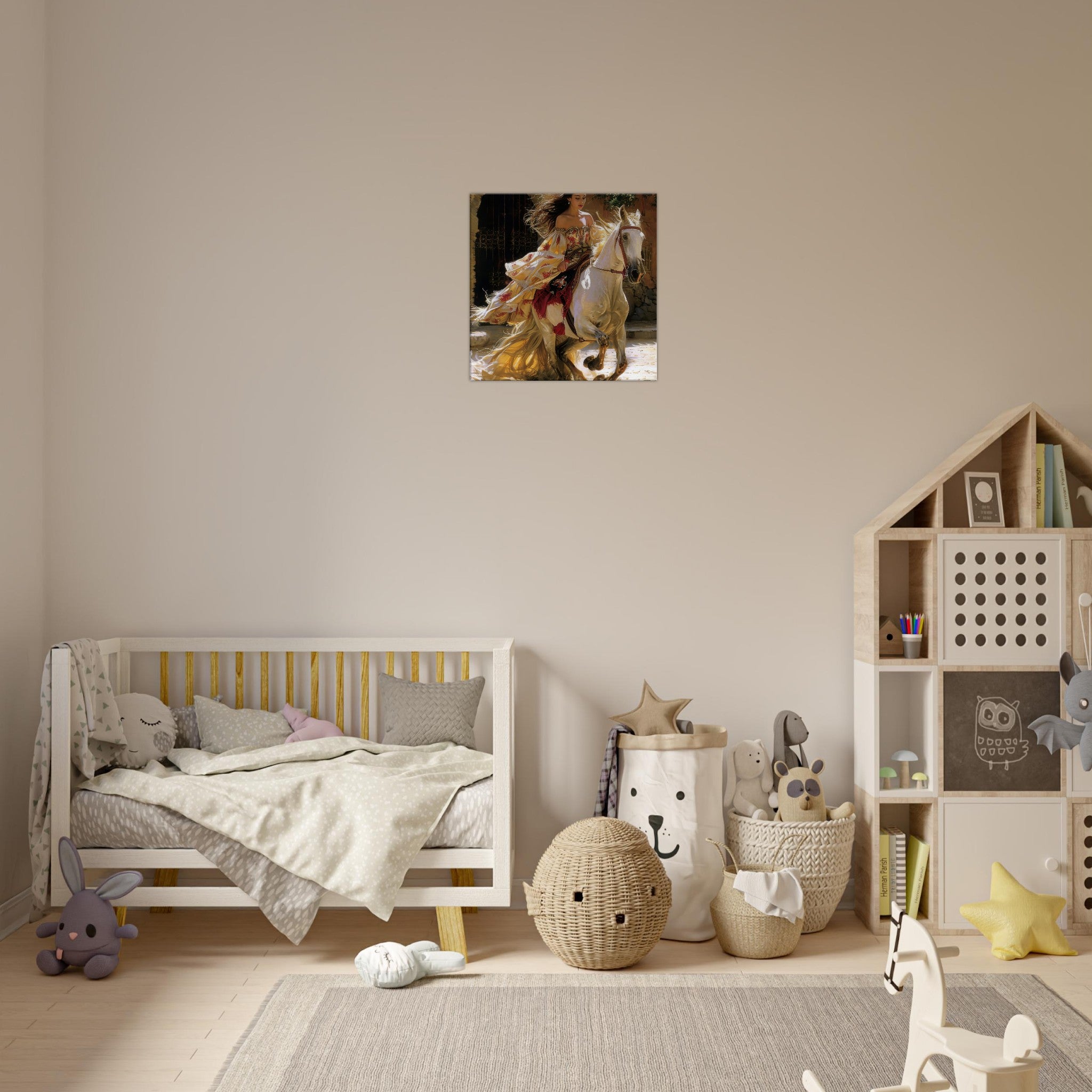Canvas Square - Romanticism art style culture of Spain 1 - Shop Ai Art WebShop - Digital Art online Store