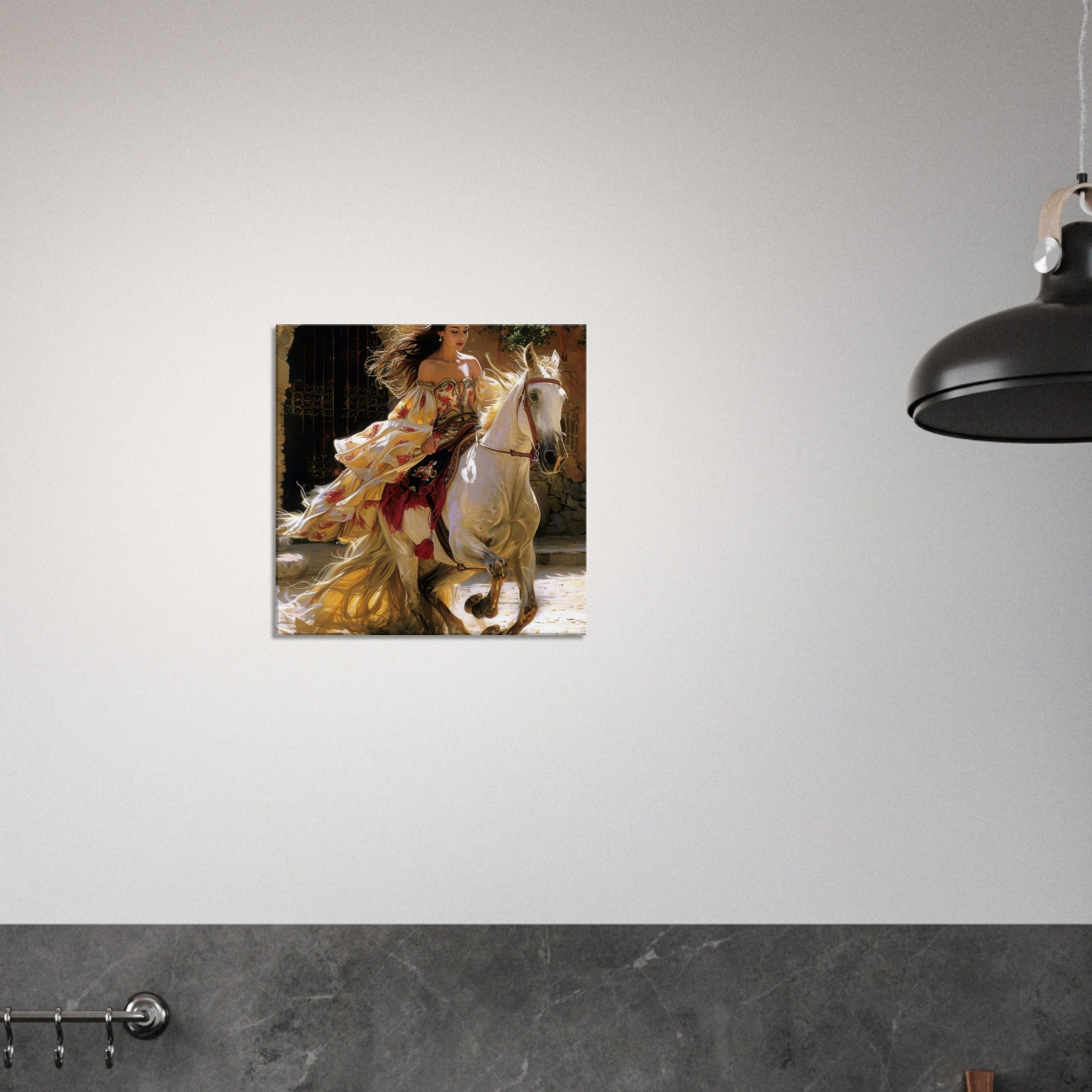 Canvas Square - Romanticism art style culture of Spain 1 - Shop Ai Art WebShop - Digital Art online Store