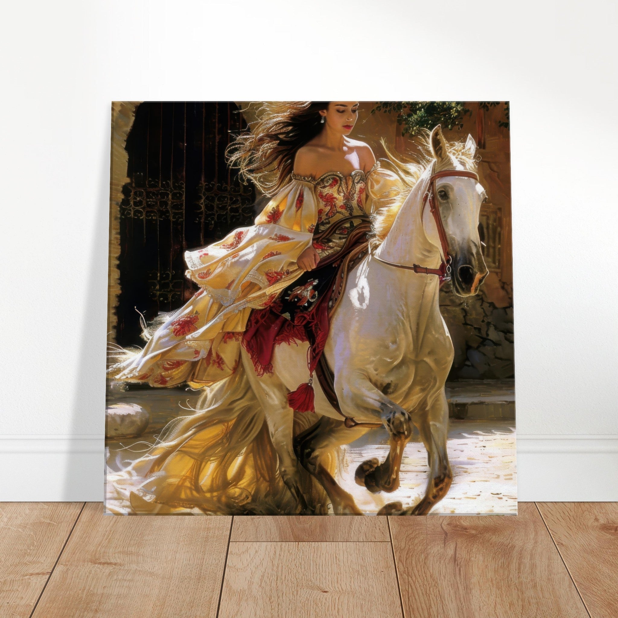 Canvas Square - Romanticism art style culture of Spain 1 - Shop Ai Art WebShop - Digital Art online Store