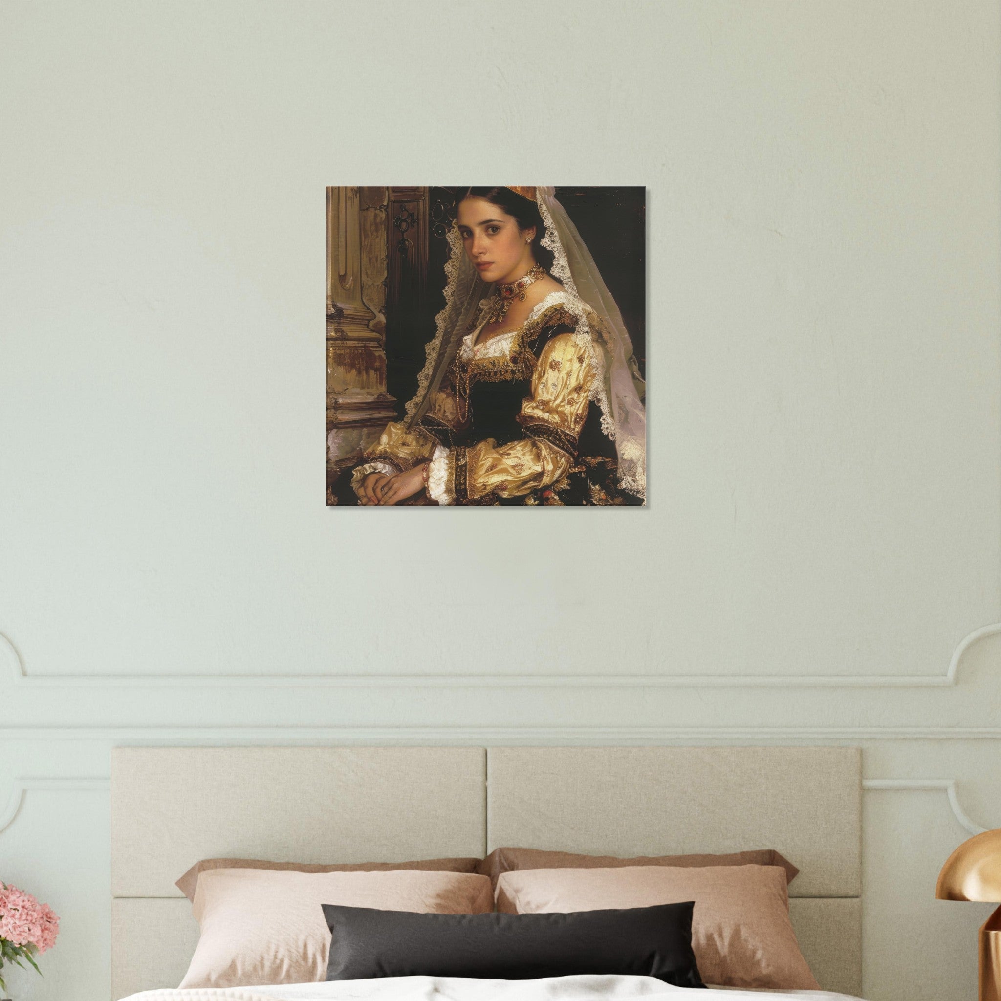Canvas Square - Romanticism art style culture of Spain 2 - Shop Ai Art WebShop - Digital Art online Store