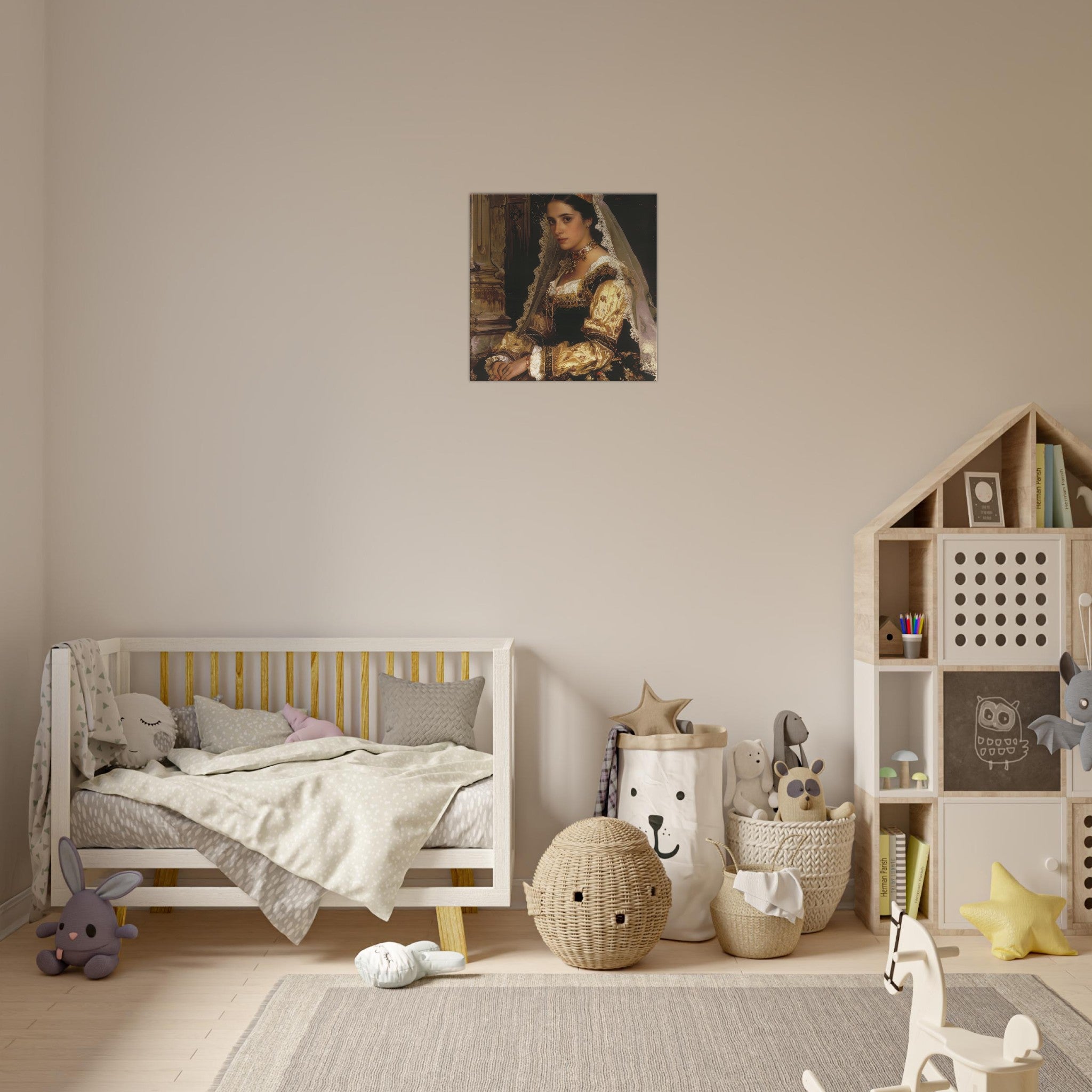 Canvas Square - Romanticism art style culture of Spain 2 - Shop Ai Art WebShop - Digital Art online Store