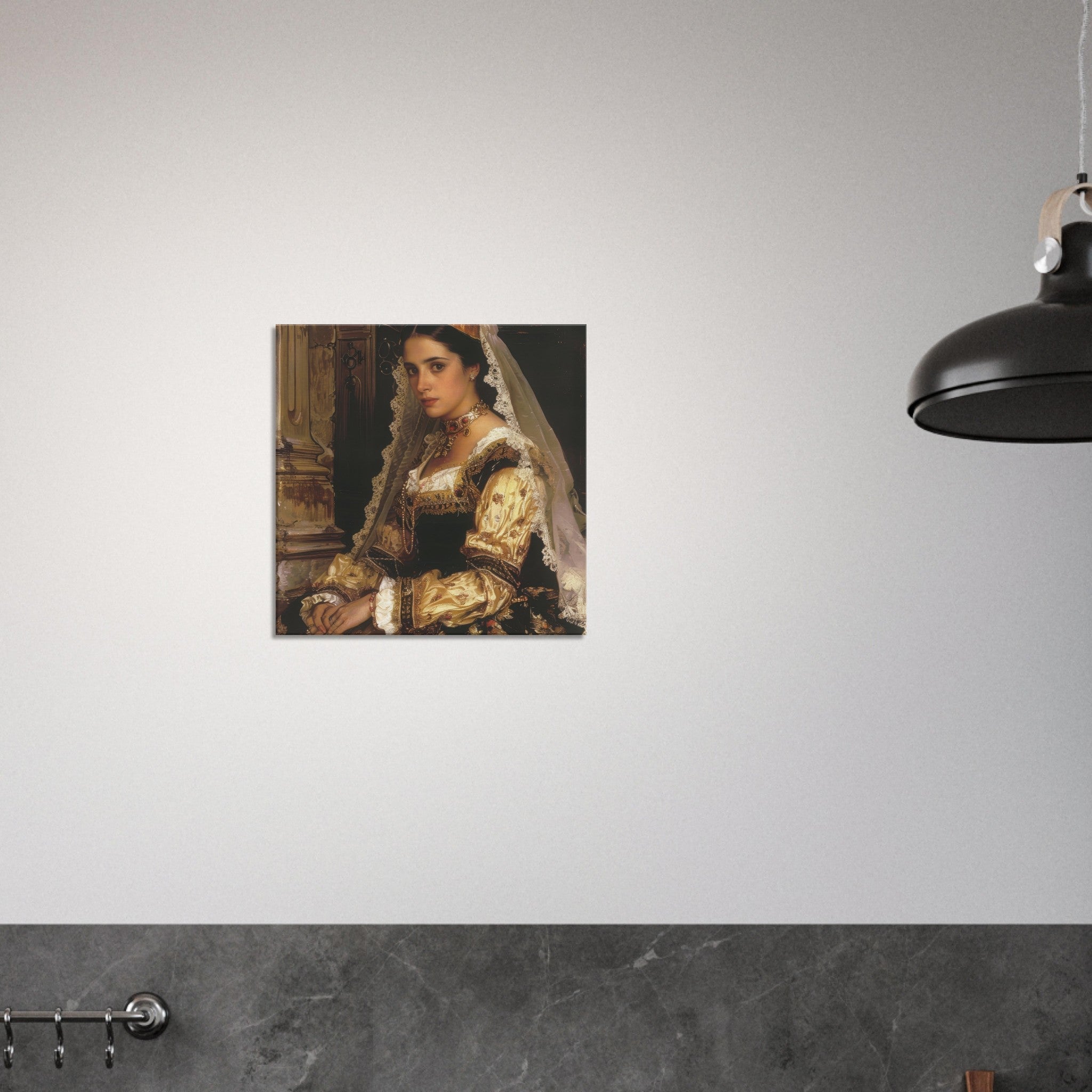 Canvas Square - Romanticism art style culture of Spain 2 - Shop Ai Art WebShop - Digital Art online Store