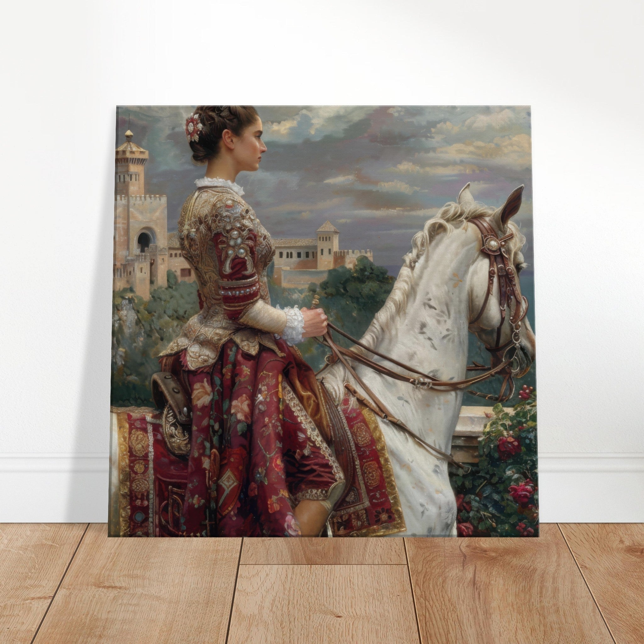 Canvas Square - Romanticism art style culture of Spain 4 - Shop Ai Art WebShop - Digital Art online Store