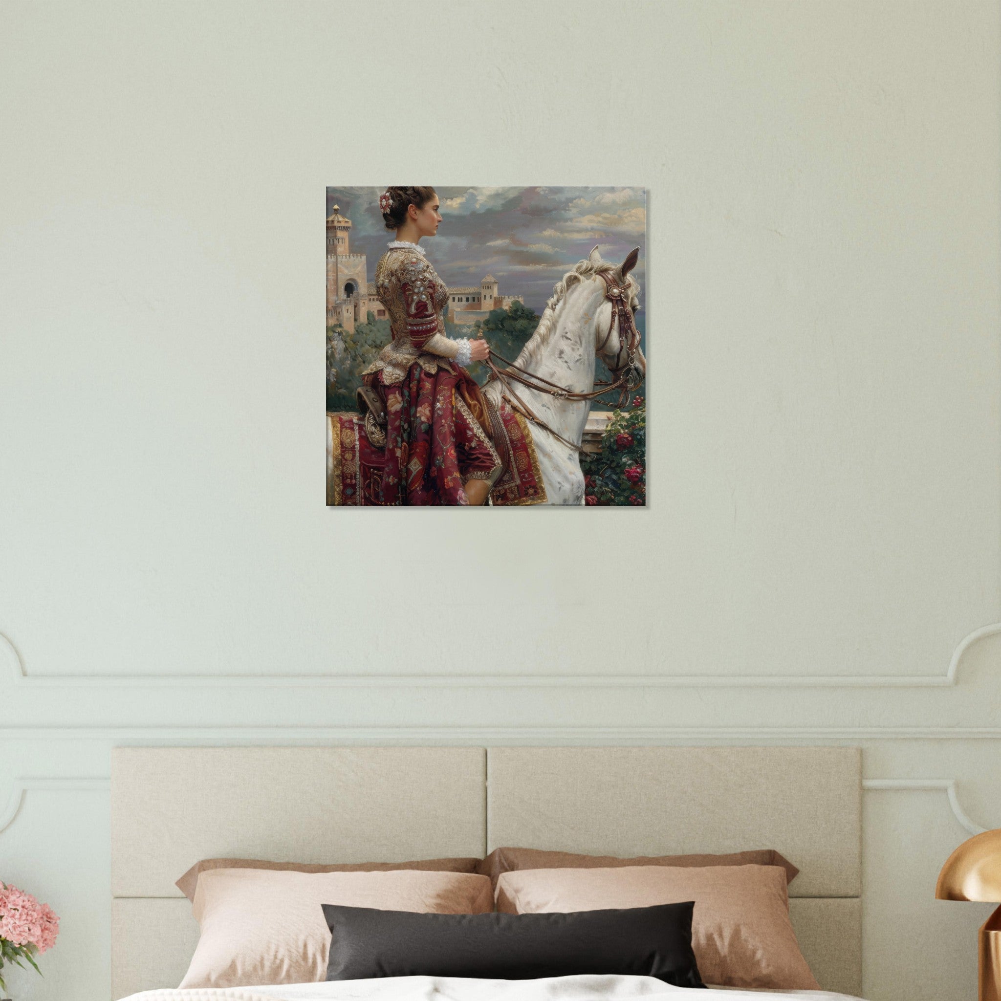Canvas Square - Romanticism art style culture of Spain 4 - Shop Ai Art WebShop - Digital Art online Store