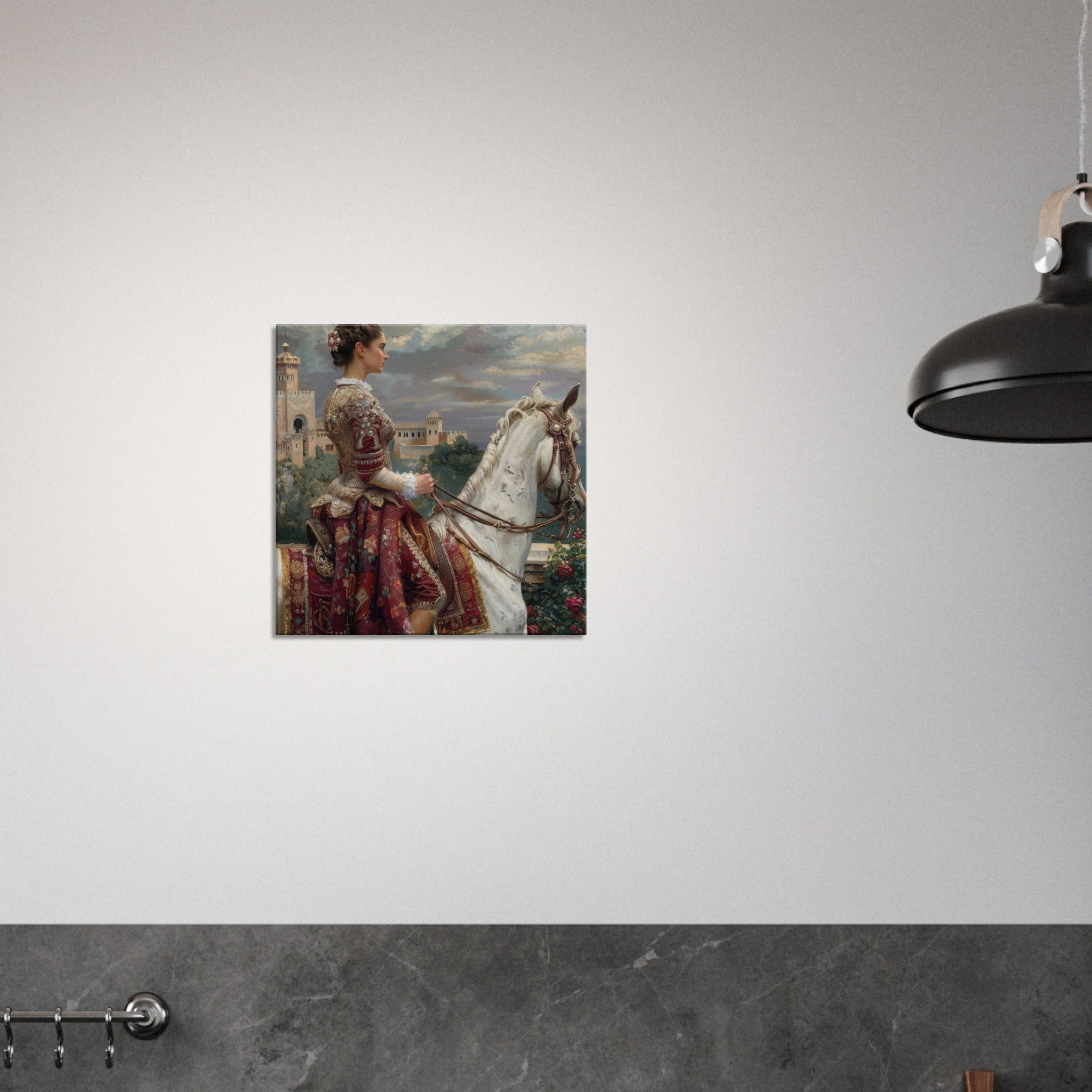 Canvas Square - Romanticism art style culture of Spain 4 - Shop Ai Art WebShop - Digital Art online Store