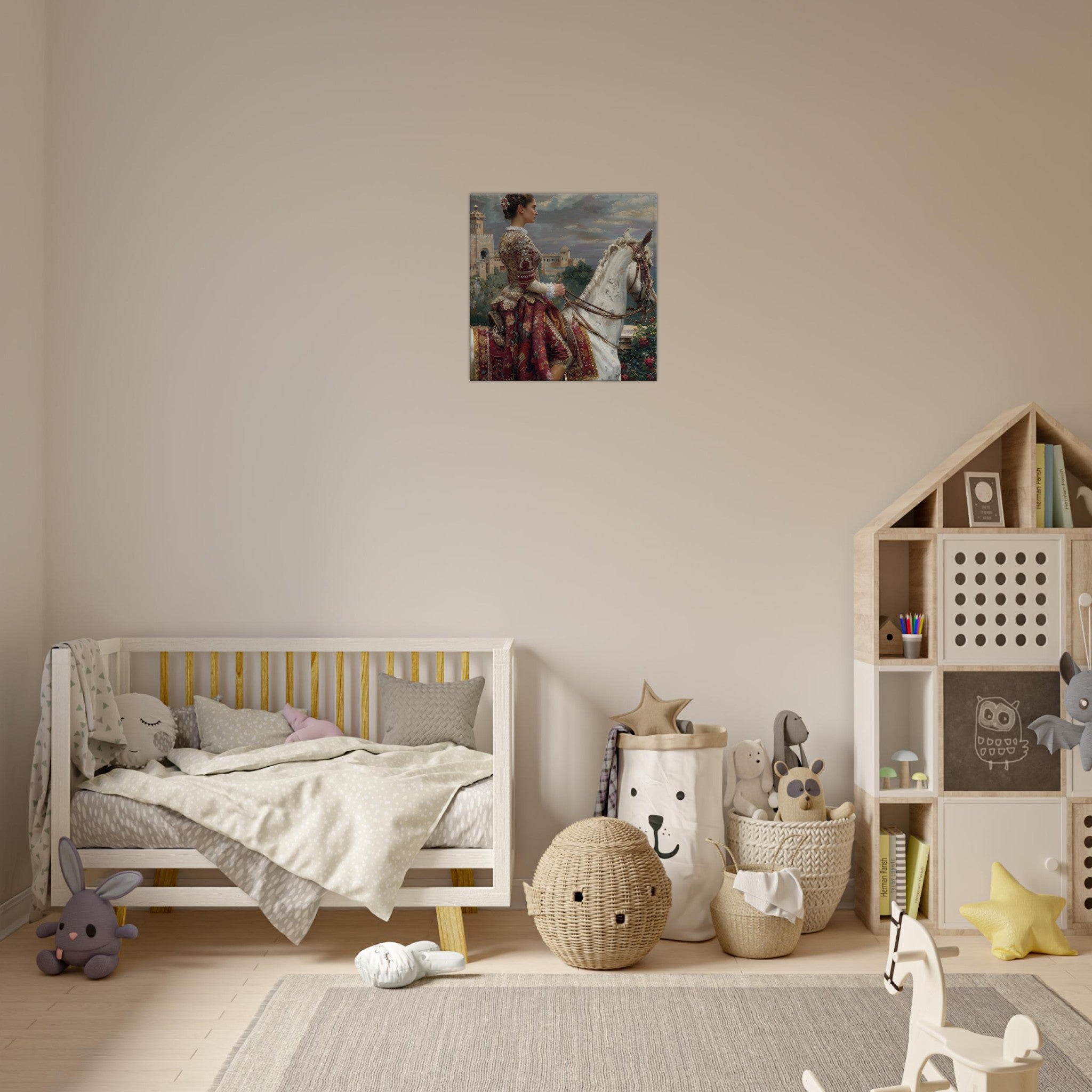 Canvas Square - Romanticism art style culture of Spain 4 - Shop Ai Art WebShop - Digital Art online Store