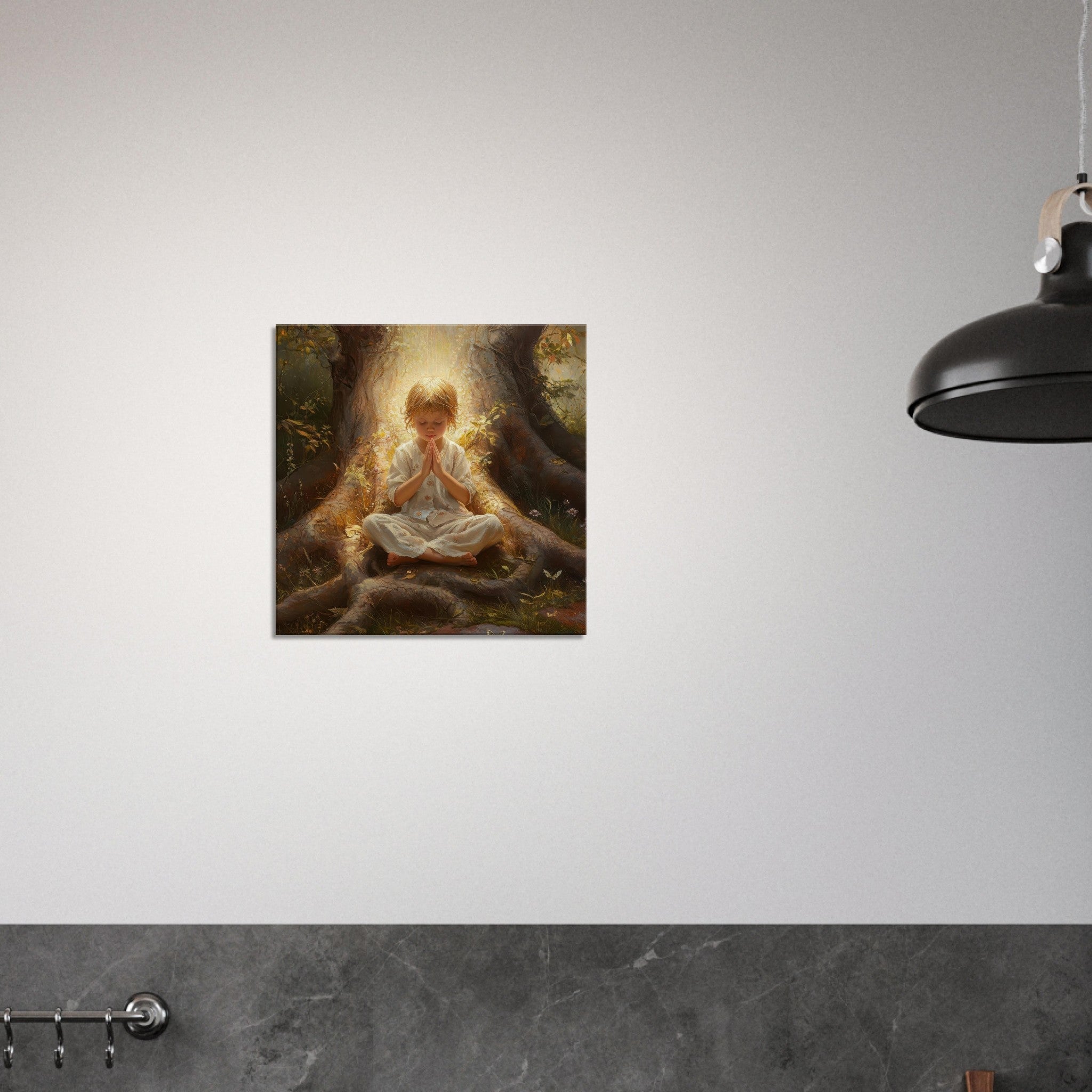 Canvas Square - Spiritual Development in Childhood 4 - Shop Ai Art WebShop - Digital Art online Store