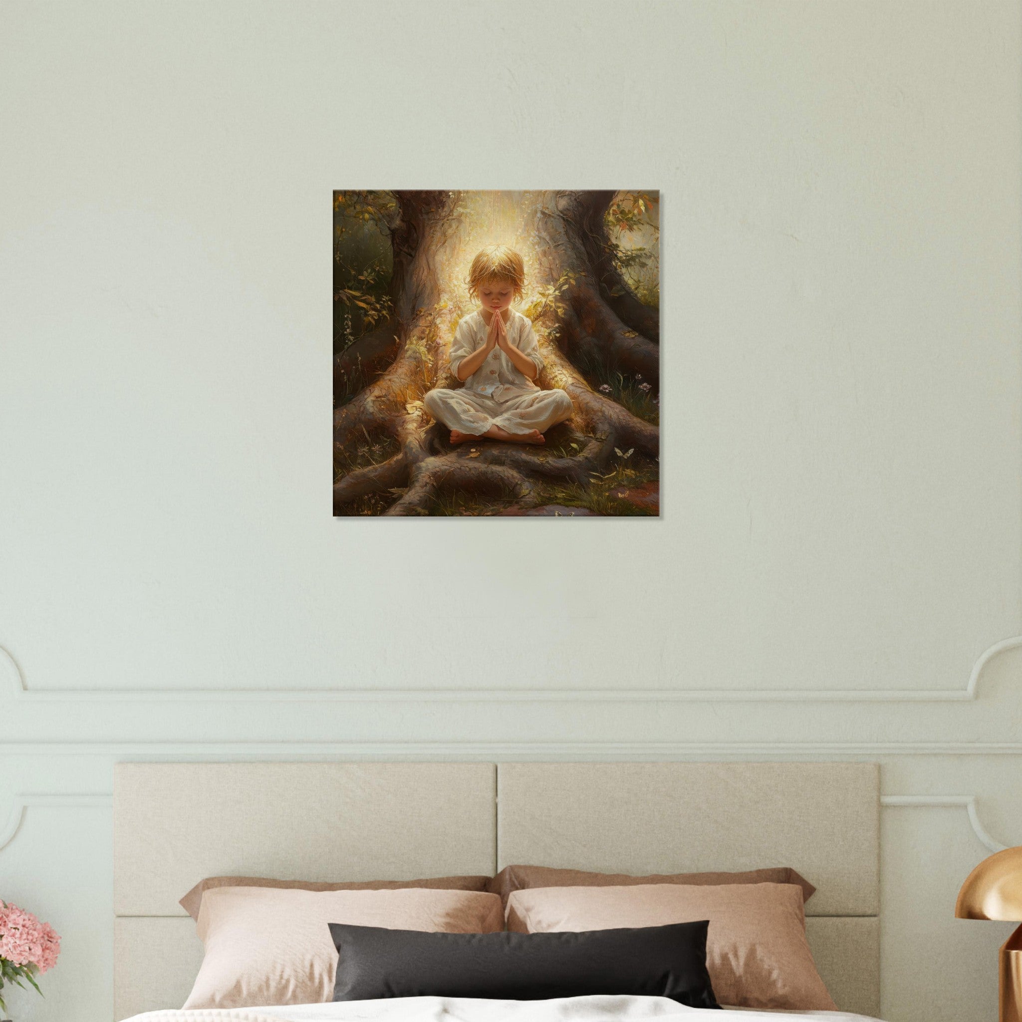 Canvas Square - Spiritual Development in Childhood 4 - Shop Ai Art WebShop - Digital Art online Store