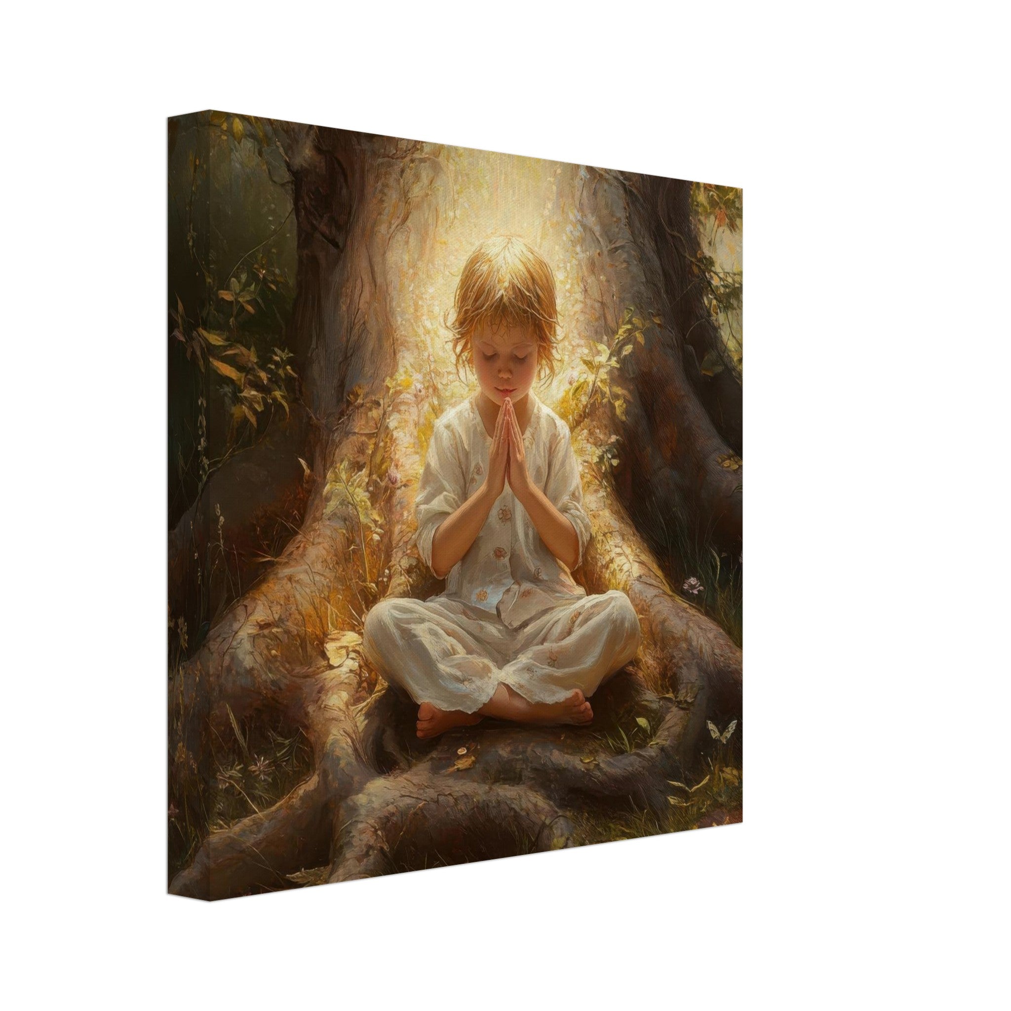 Canvas Square - Spiritual Development in Childhood 4 - Shop Ai Art WebShop - Digital Art online Store