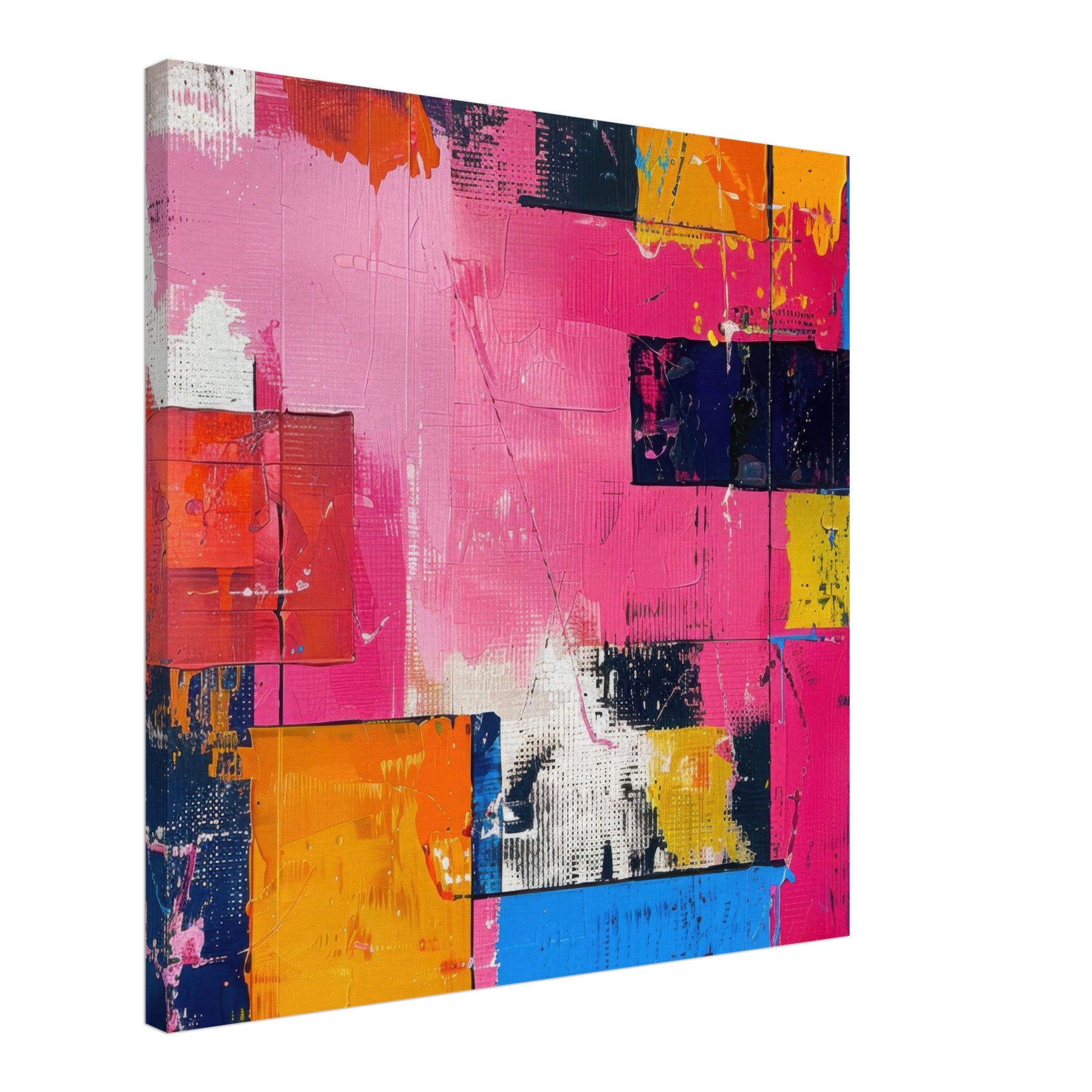 Canvas Square - Swedish popart in abstract style 5 - Shop Ai Art WebShop - Digital Art online Store
