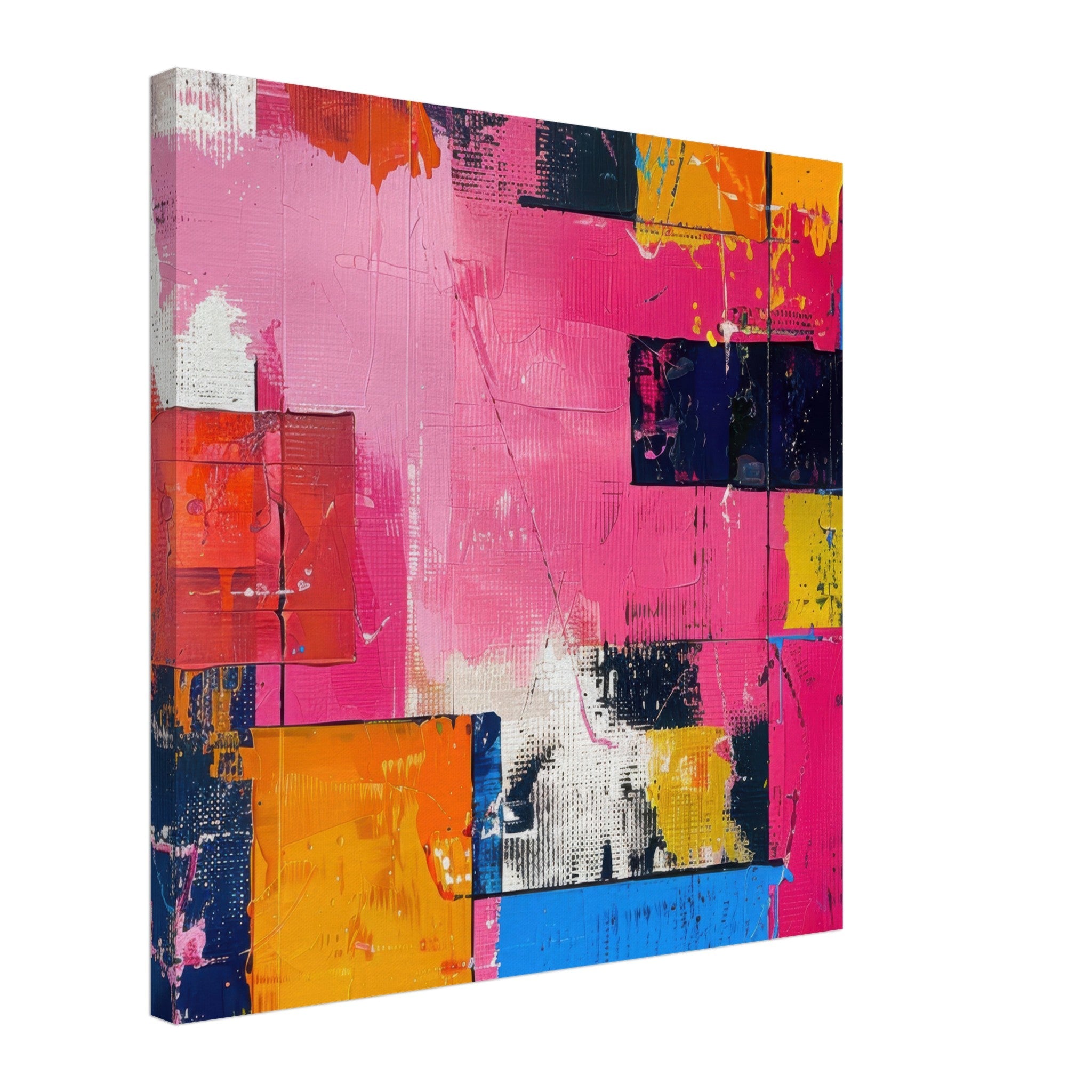 Canvas Square - Swedish popart in abstract style 5 - Shop Ai Art WebShop - Digital Art online Store