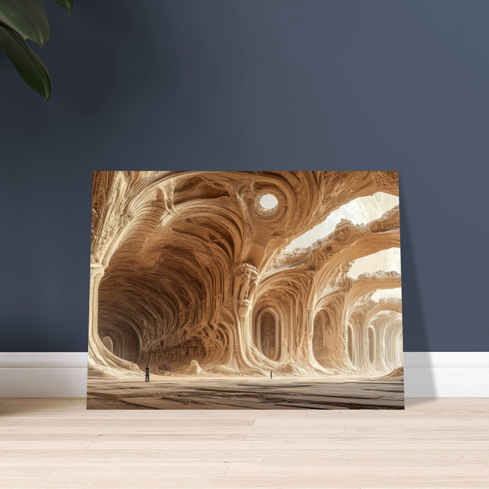 Fine Art Poster Landscape - Alien Ruins on the Edge of the Galaxy Ancient 2 - Shop Ai Art WebShop - Digital Art online Store