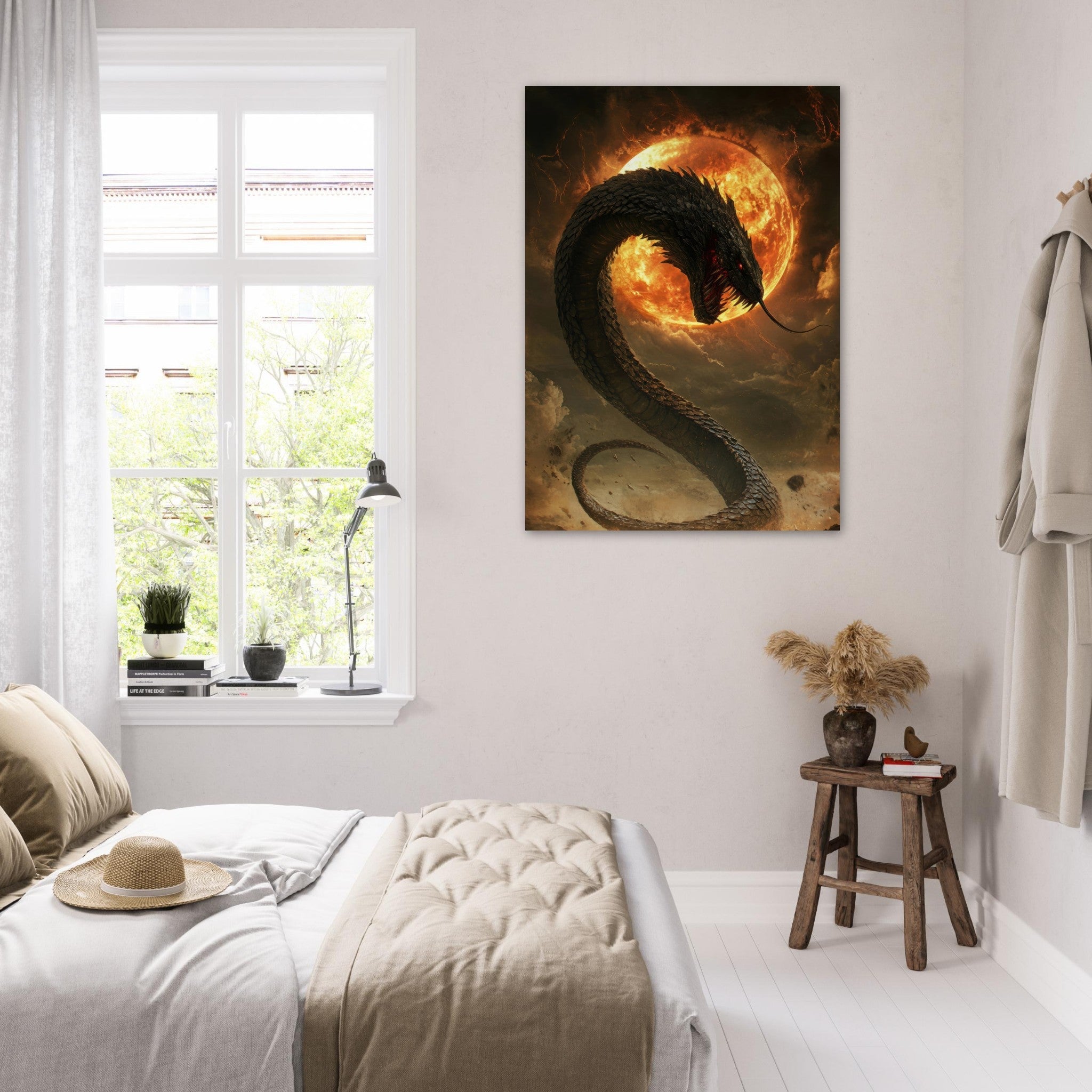 Fine Art Poster Portrait - The Wrath of Apophis Dark Fantasy A Dark Fantasy 2 - Shop Ai Art WebShop - Digital Art online Store